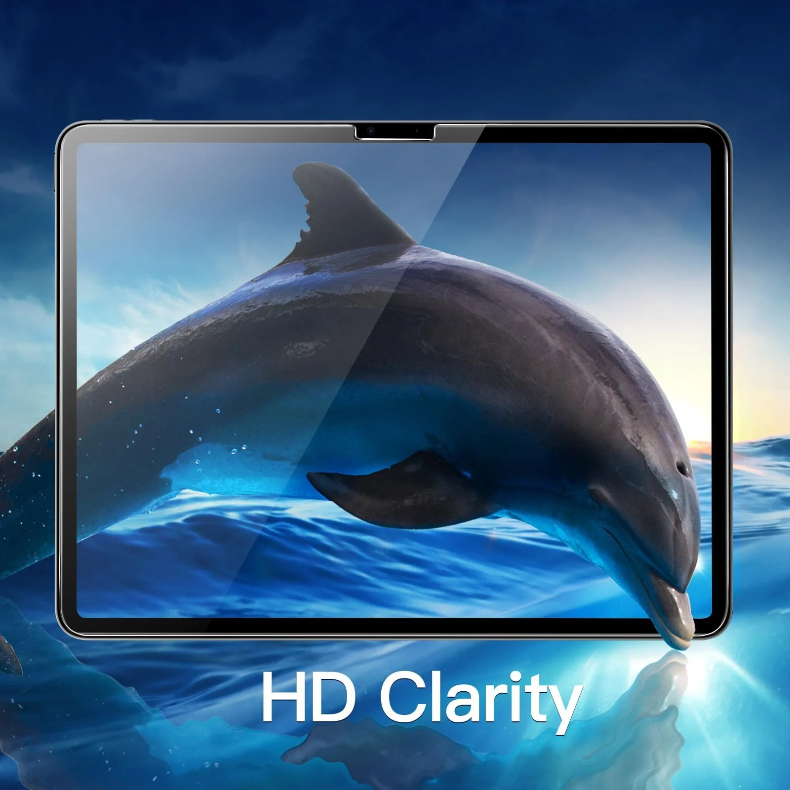 DL3 Mobilak Screen Protector For iPad Pro 13 Inch 2024 Tablet Tempered Glass Film [HD Crystal ] [Easy Installation] [Scratch Resistant] [9H Hardness] - Clear