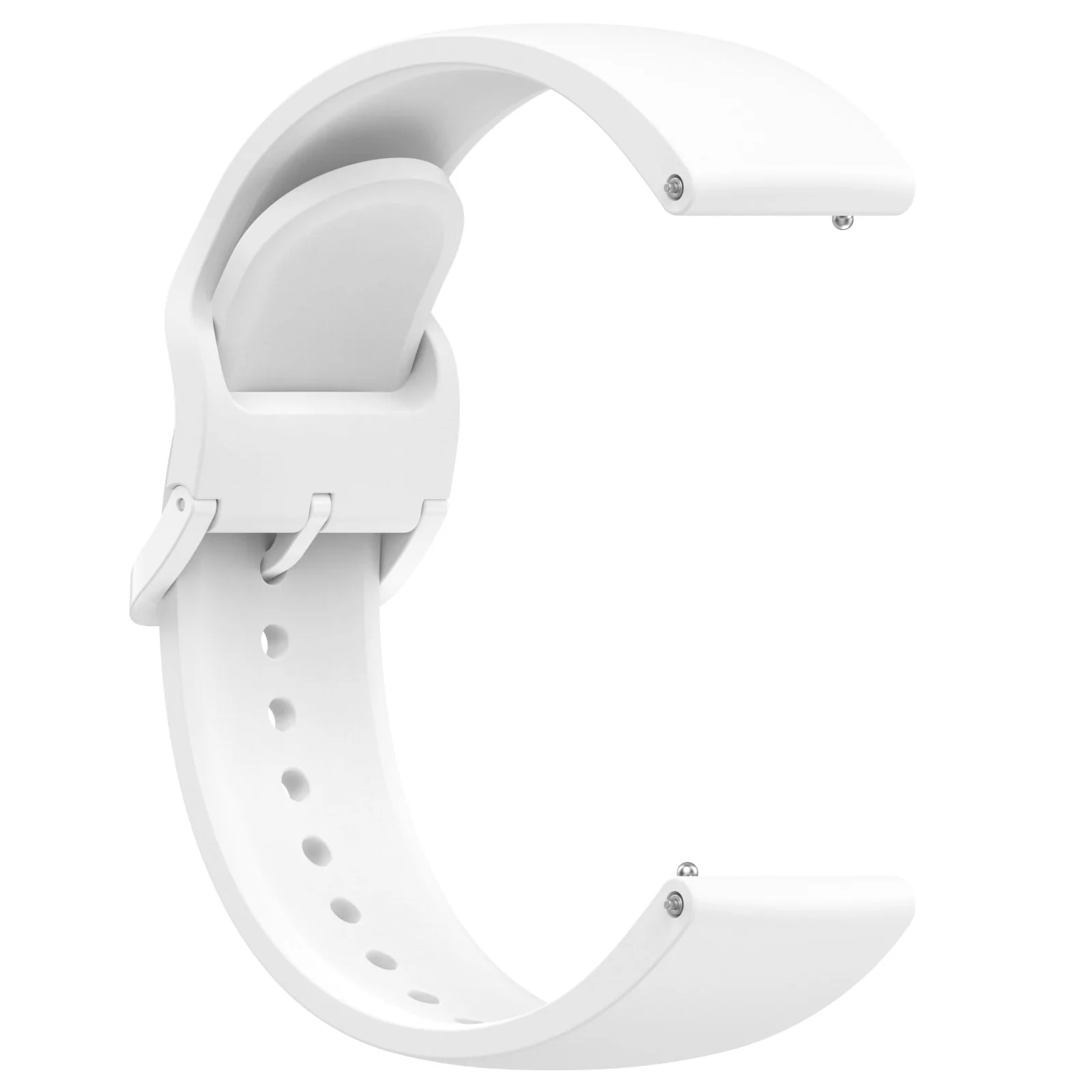 DL3 Mobilak Straps Compatible with Xiaomi Redmi Watch 5 Active/Redmi Watch 5 Lite Bracelet, 22mm Soft Silicone Replacement Band Sports Strap Wristbands [Wear-resistant] [breathable] - White