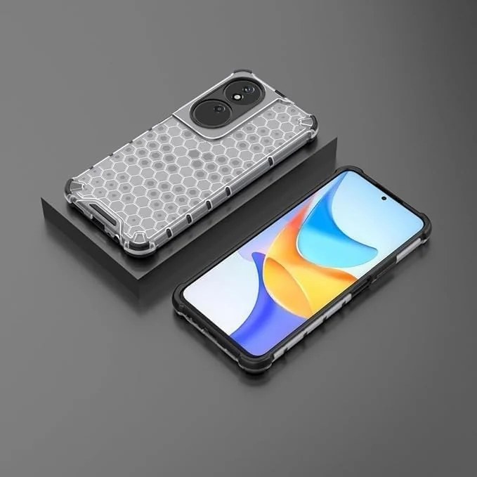 DL3 Mobilak Clear PC and TPU Protective Case for Honor X7B with Shockproof Design - Clear