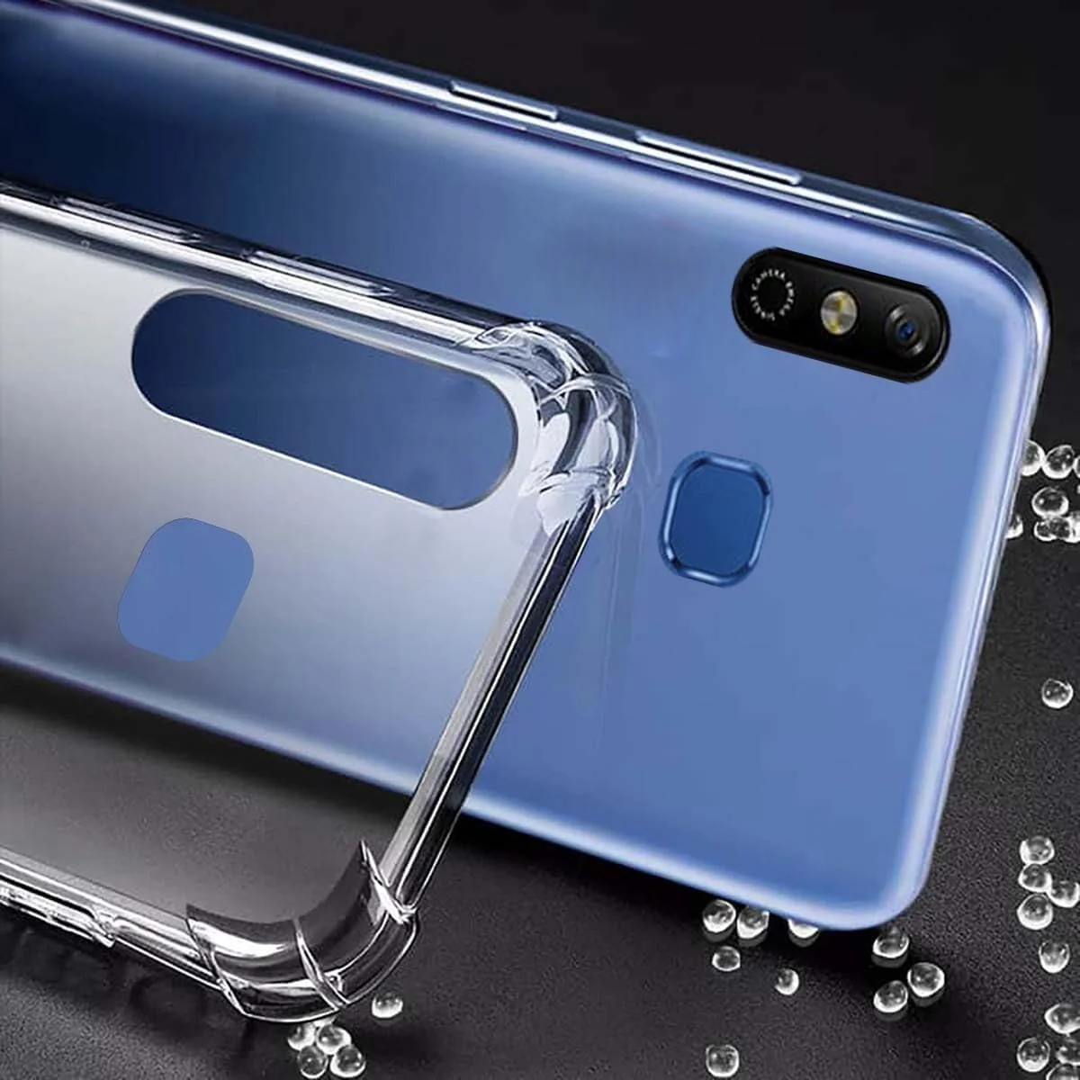 DL3 Mobilak Clear TPU Protective Case for Infinix Smart 4 X653 with Camera Protection and Shockproof Design - Clear