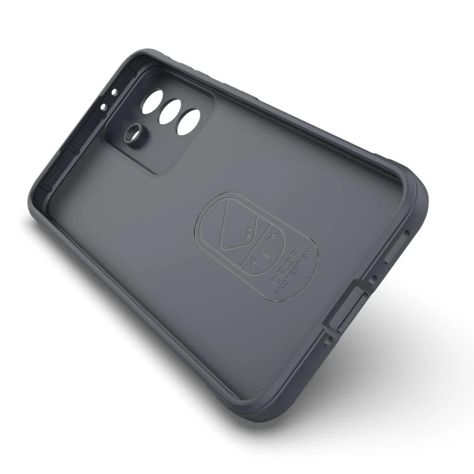 DL3 Mobilak Soft Silicone Protective Case for Samsung Galaxy A36 / Samsung Galaxy A56 with Camera Protection - Dark Gray