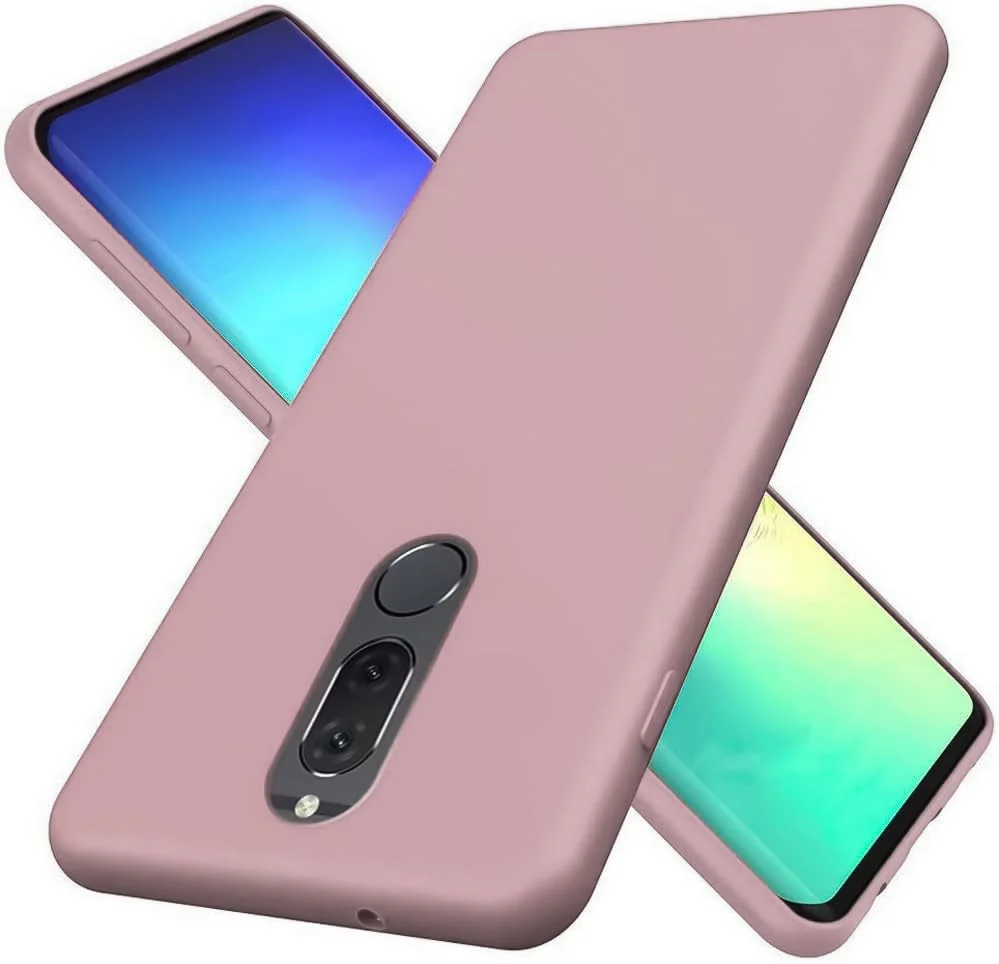 DL3 Mobilak Silicone Protective Case for Huawei Mate 10 Lite, Shock-absorbing protection, Scratch-resistant surface, Soft microfiber lining - Cashmere