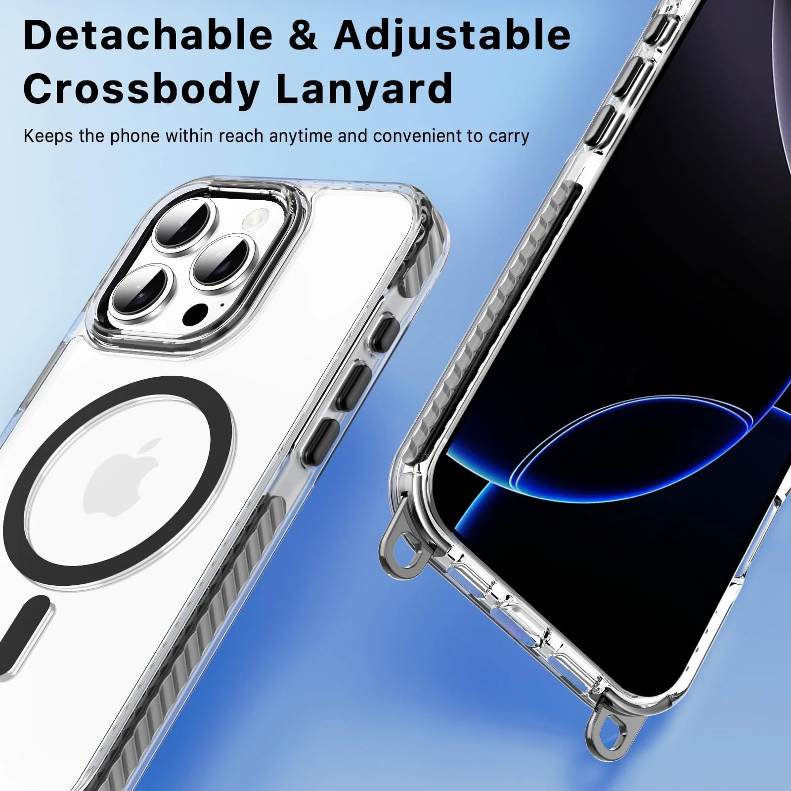 DL3 Mobilak Rugged Protective Case for iPhone 16 Pro Max, Compatible with MagSafe accessories, Supports wireless charging, Shock-absorbing protection - Brown