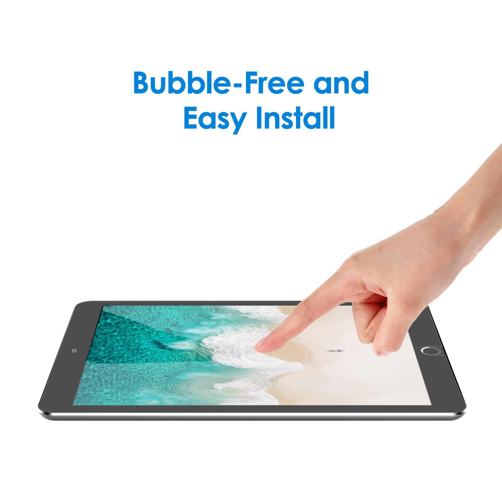 DL3 Mobilak Screen Protector For iPad Air 3 2019/10.5 inch for iPad Air 2019 A2153 A2123 A2154 A2152 Tempered Glass Film [HD Crystal ] [Easy Installation] [Scratch Resistant] [9H Hardness] - Clear