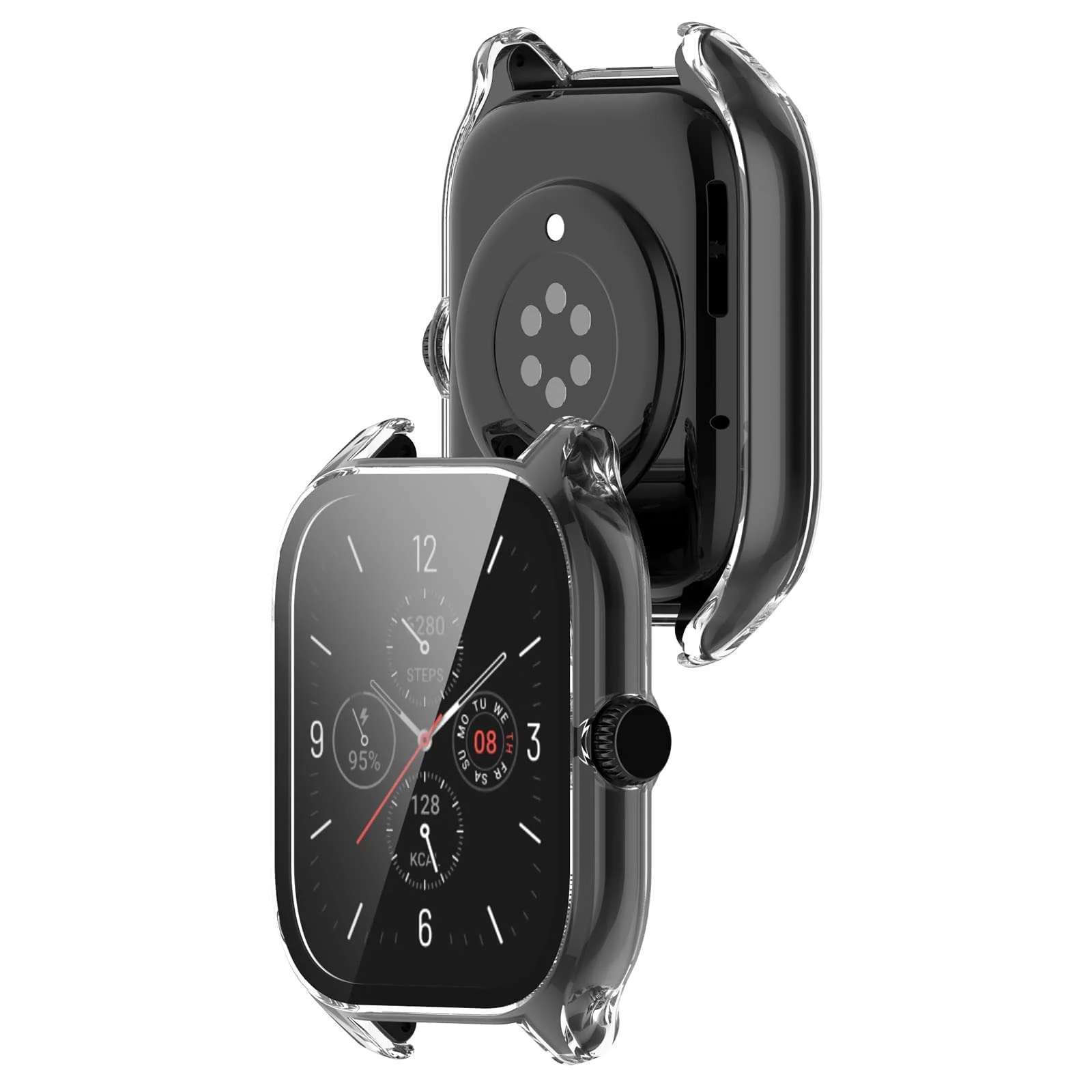 DL3 Mobilak Case Compatible with Amazfit GTS 4 (Not for GTS4 Mini) Case Watch Soft TPU Shockproof Cover Slim Guard Thin Bumper Shell Protector For Amazfit GTS4 - Clear