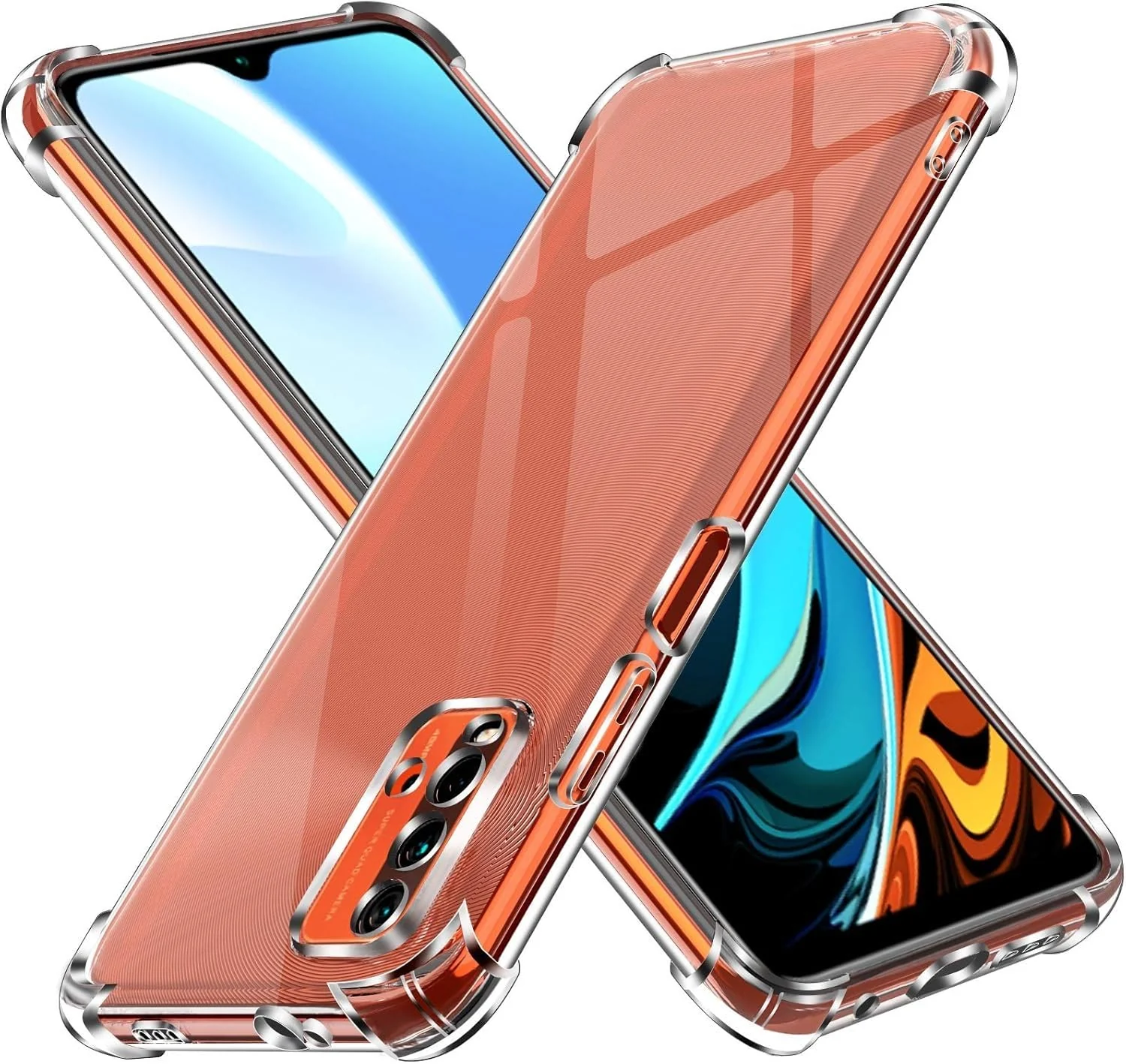 DL3 Mobilak Clear TPU Case for Xiaomi Redmi 9T, Camera protection, Shock-absorbing protection, Scratch-resistant surface - Clear