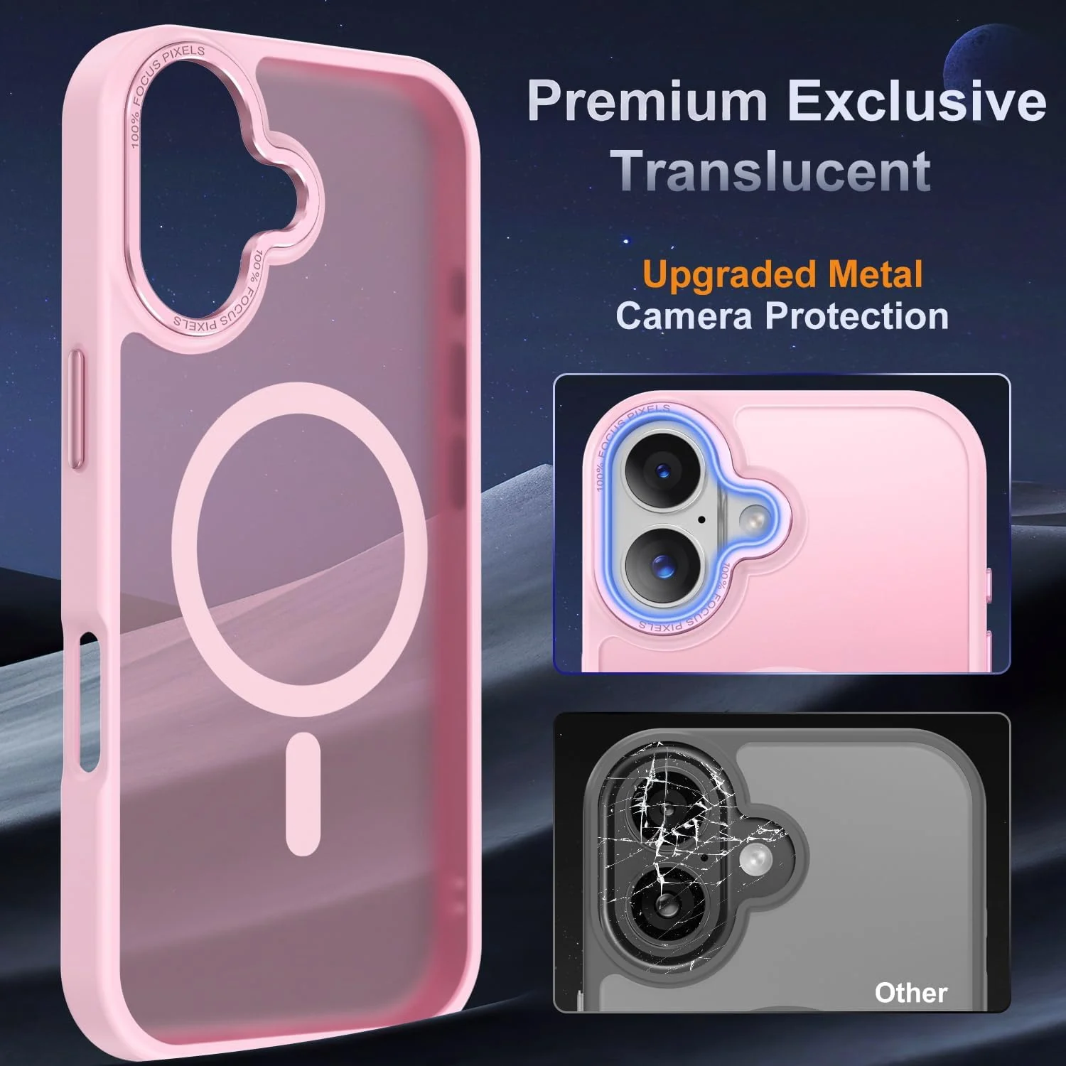 DL3 MOBILAK Protective Phone Case for Apple iPhone 17 - Pink