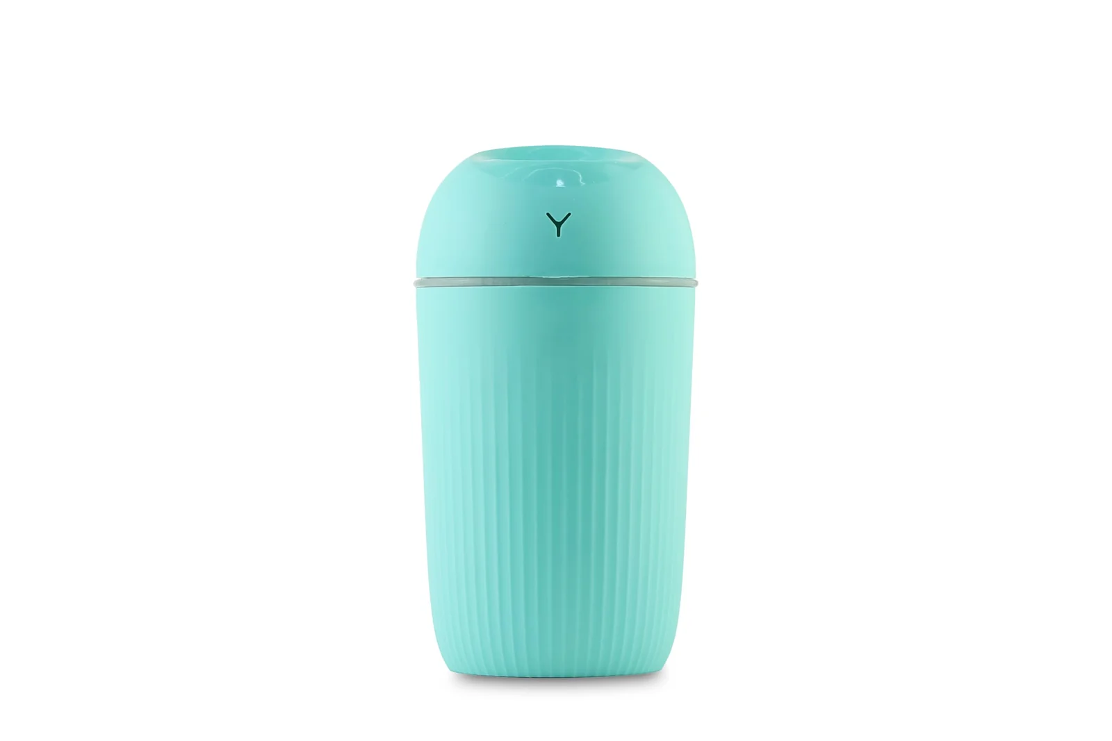 Mobigon Wood Cool Mist Ultrasonic Humidifier for Room Moisture, Aroma Diffuser for Home, 400ml Essential Oil Diffuser with 7 Colorful Night Light, Auto Shut-Off, Home, Office - Turquoise