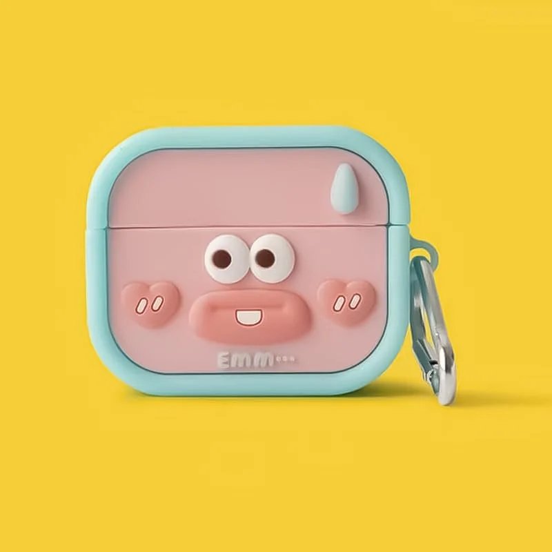 DL3 Mobilak For AirPods Pro Case Soft Silicone Shockproof Cover for Apple AirPods Pro, New 3D Cute Cartoon Creative Fun Case Skin with Keychain Design for AirPods Pro Charging Case 2019 - Style 16