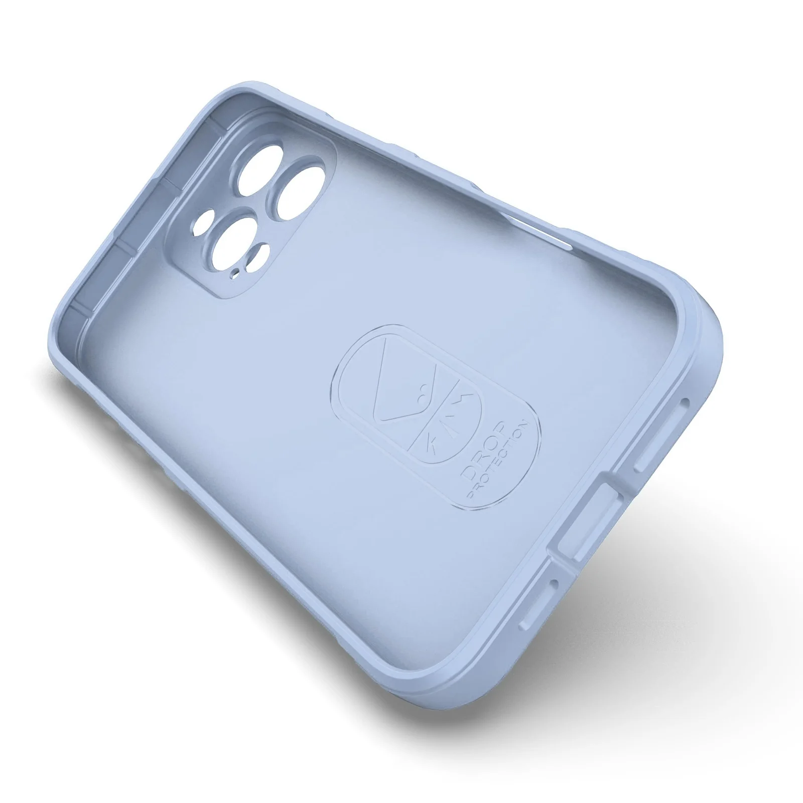 DL3 Mobilak Rugged Protective Case for iPhone 16 Pro 6.3-Inch, Camera protection, Shock-absorbing protection, Non-slip grip - Baby Blue