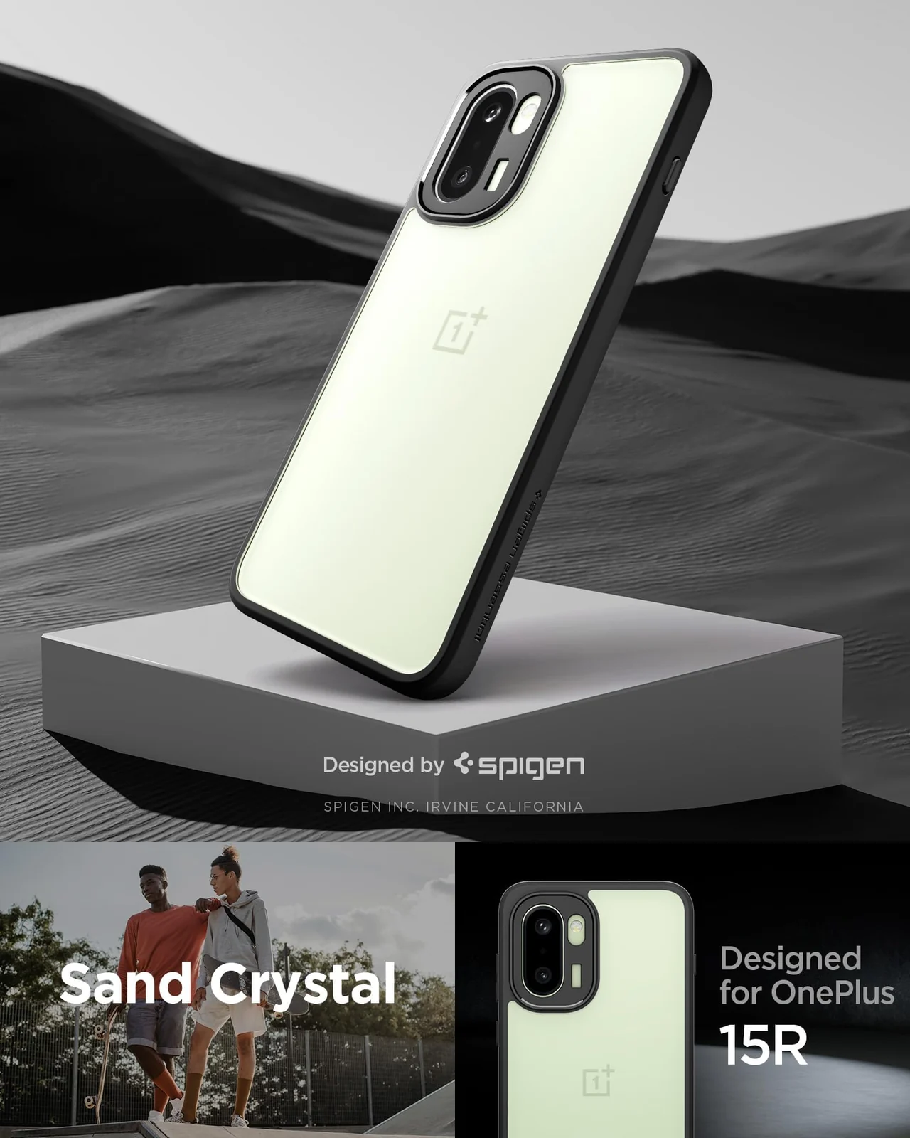 DL3 Mobilak Clear TPU Case for OnePlus Ace 6 / Ace 6T / OnePlus 15R, Camera protection, Shock-absorbing protection, Scratch-resistant surface - Black