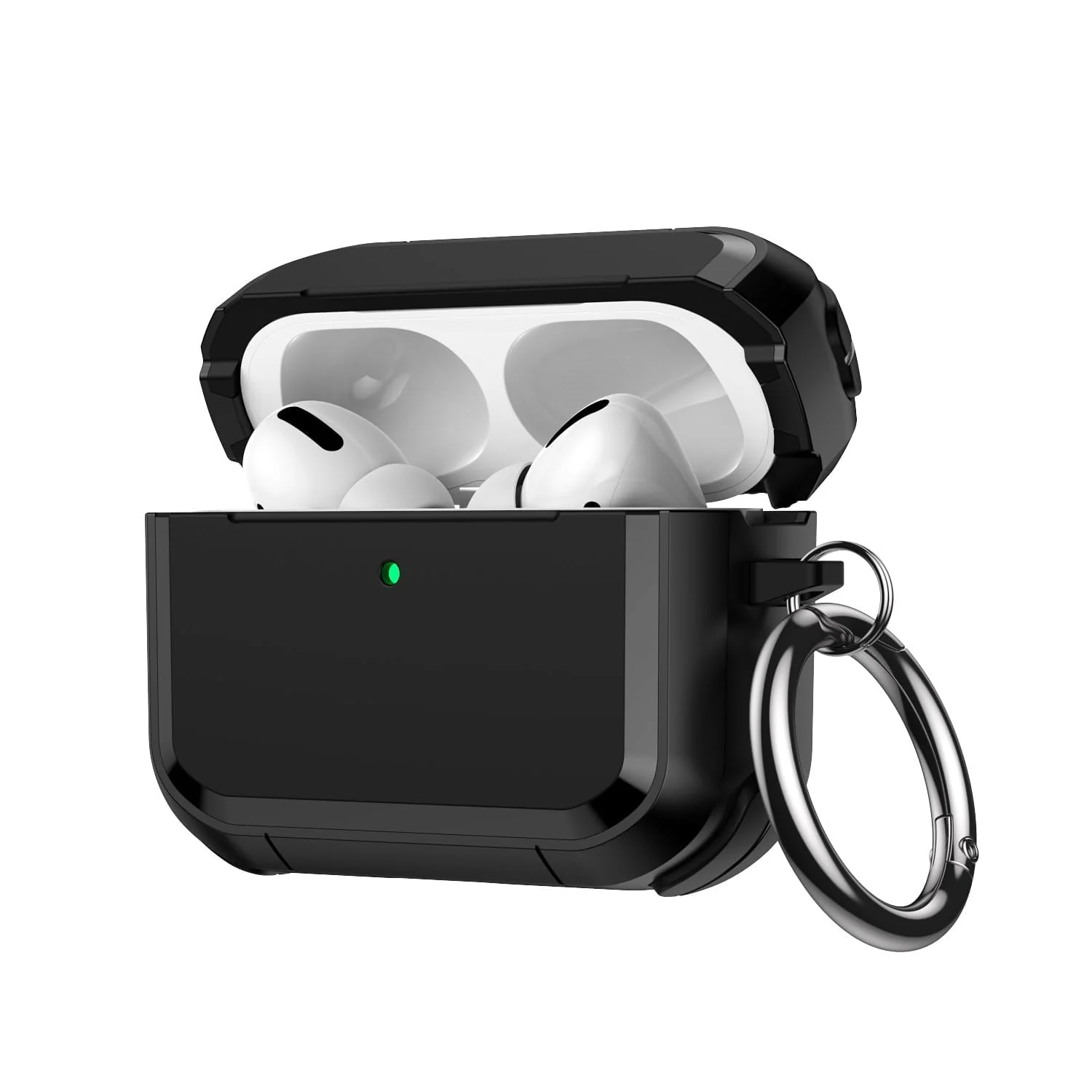 DL3 Mobilak for AirPods Pro 3 Case Cover, Military TPU Full Body Protective Case Shockproof for Apple AirPod Pro 3nd Generation Wireless Charging Case with Carabiner Designed