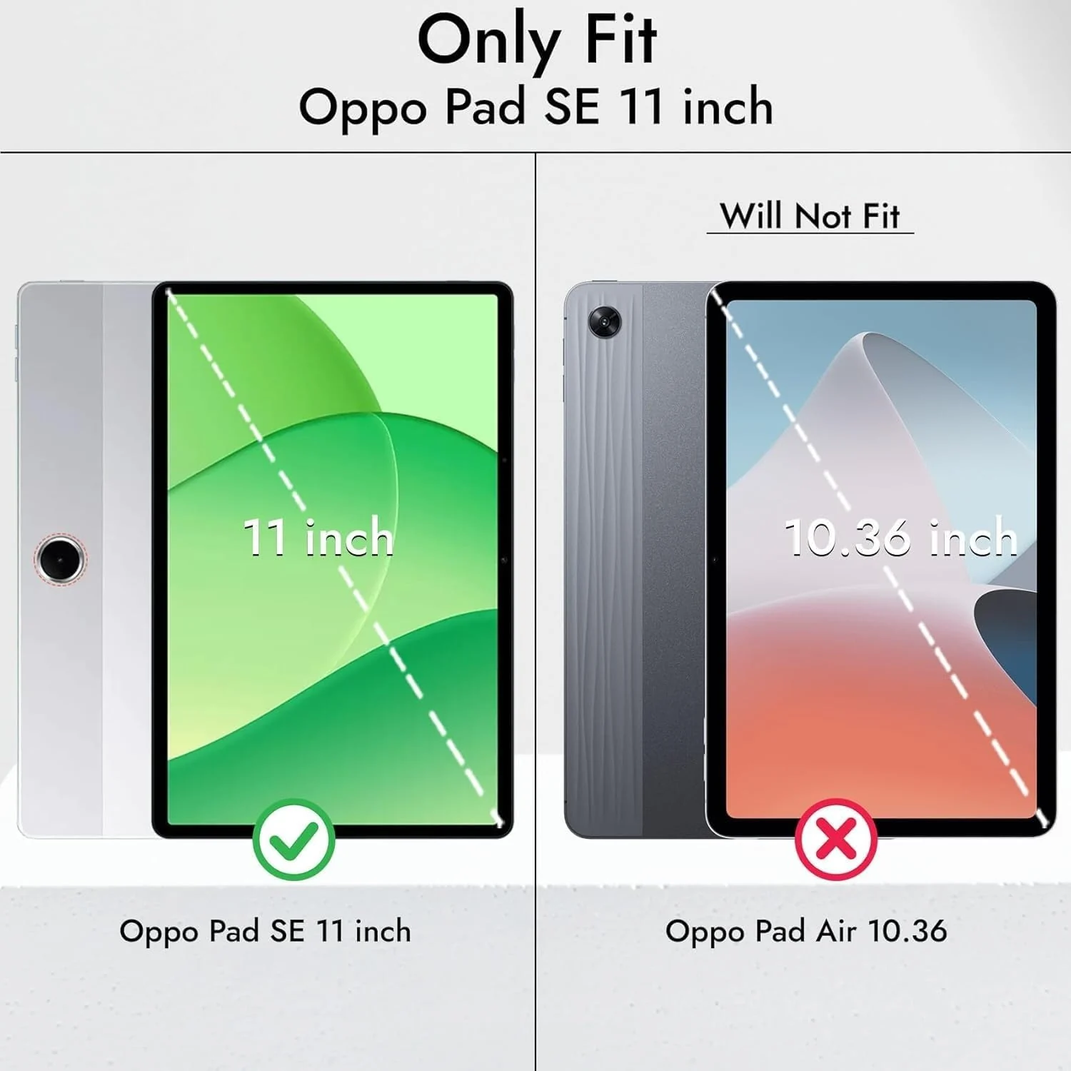 DL3 Mobilak Protective Cover for OPPO Pad SE 11 inch, 360° Rotatable Smart Stand, Leather Folio Flip Cover with Multi-Angle Viewing, Auto Wake Sleep - Black