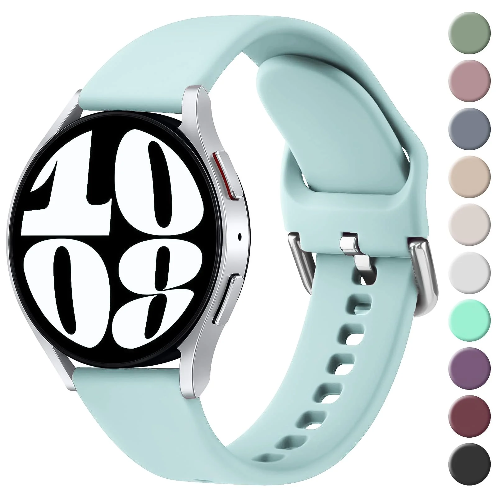 Samsung Galaxy Watch3 45MM / Galaxy 46MM / Gear S3 — DL3 MOBILAK Silicone Buckle Band 22MM Strap For Samsung Galaxy Watch3 45mm/Galaxy 46mm/Gear S3/Compatible with Huawei Watch GT4 GT3 46MM/GT2E/GT2 Pro/GT GT2 46MM/Amazfit GTR 2/2e/3/4
