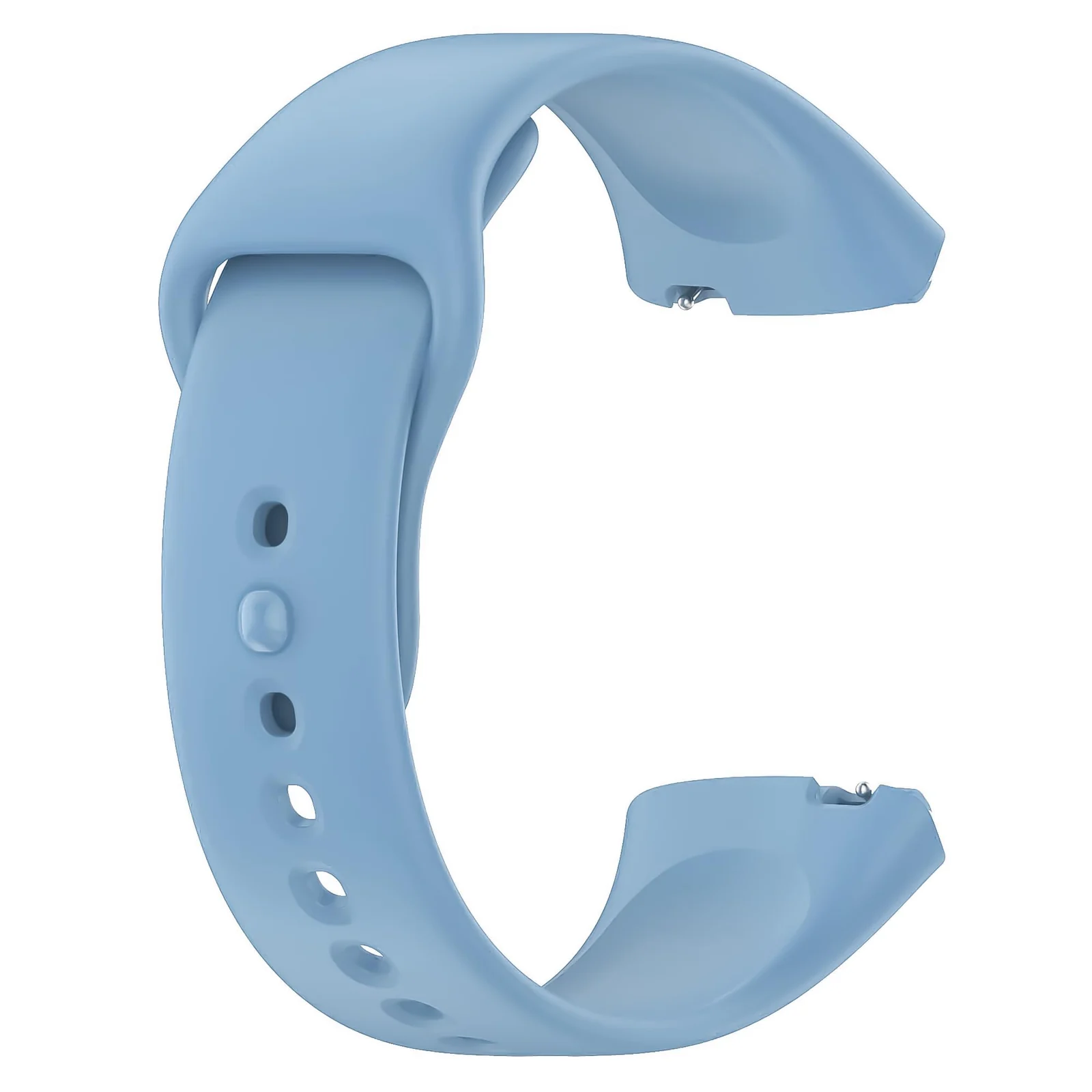 DL3 Mobilak Strap Silicone Compatible With Xiaomi Redmi Watch 3 Active/Redmi Watch 3 Lite, Sport Silicone Watch Band Wrist Strap, Bracelet Wristband Wrist Strap - Sky Blue