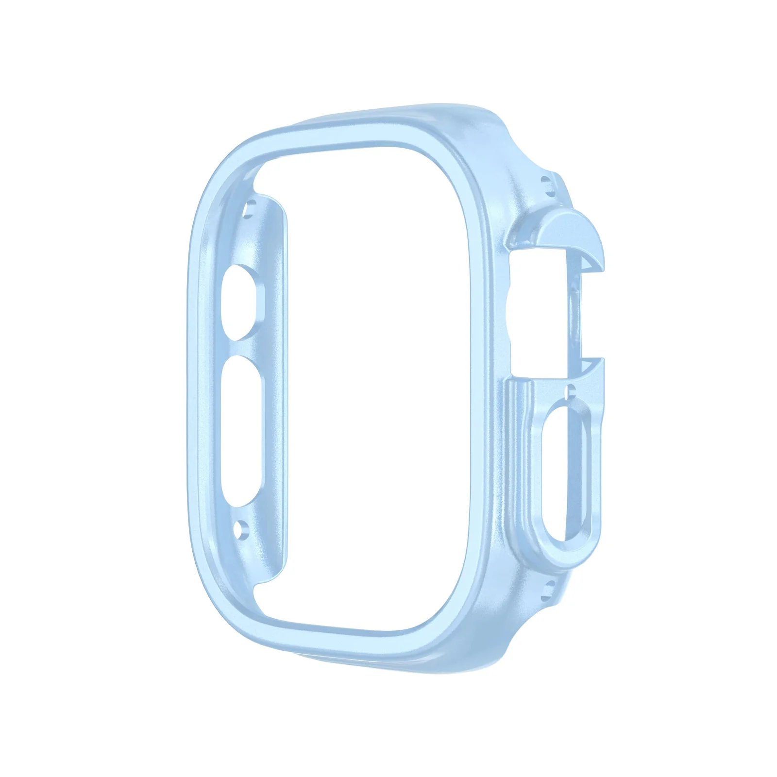 DL3 Mobilak Compatible For Apple Watch Ultra Case 49mm, Shockproof Ultra-Thin Hard PC Bumper Case All-Around Edge Protective Cover Frame[NO Screen Protector] for iWatch Accessories - Baby Blue