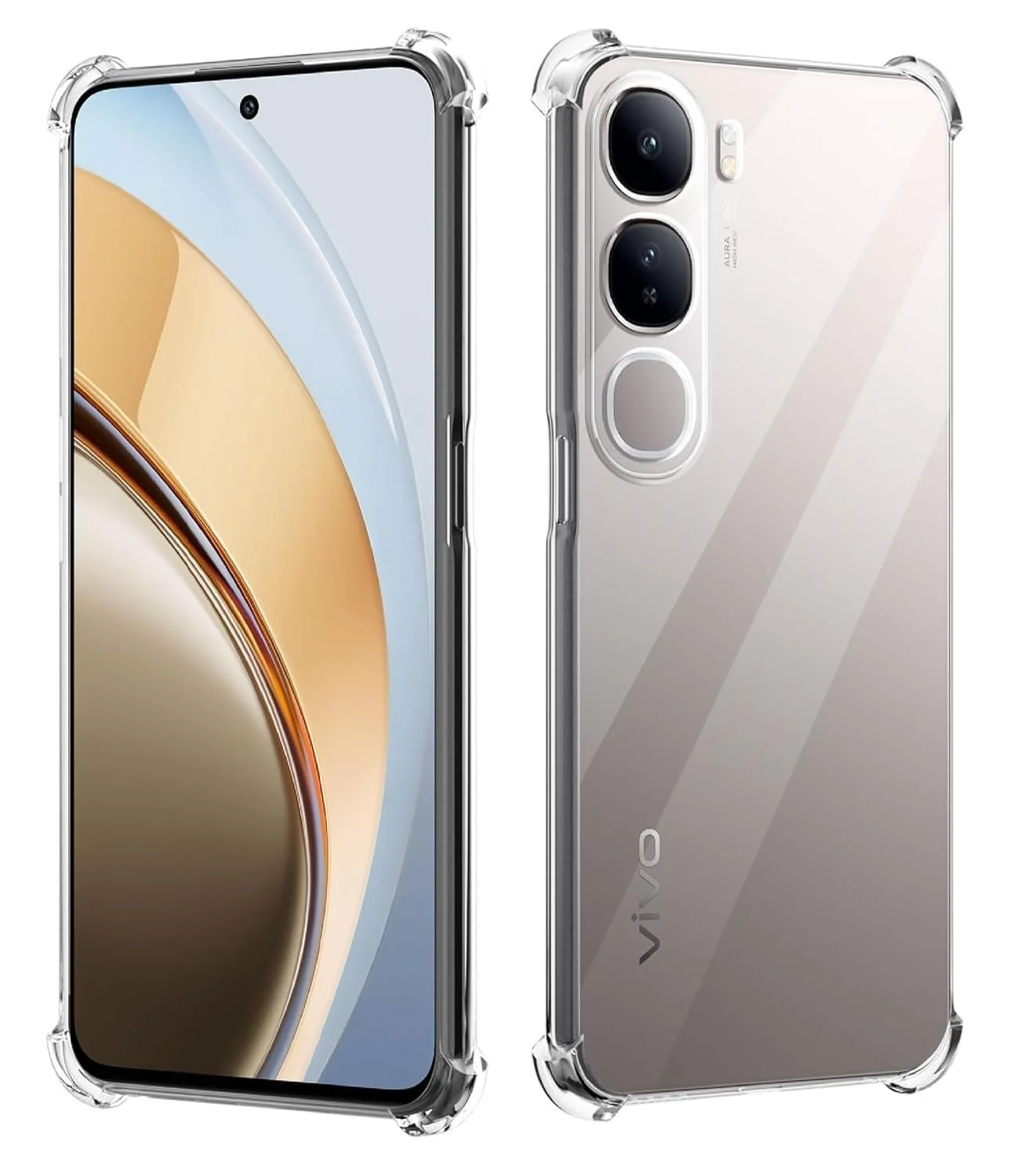 DL3 Mobilak Clear TPU Case for vivo Y19S, Camera protection, Shock-absorbing protection, Scratch-resistant surface - Clear