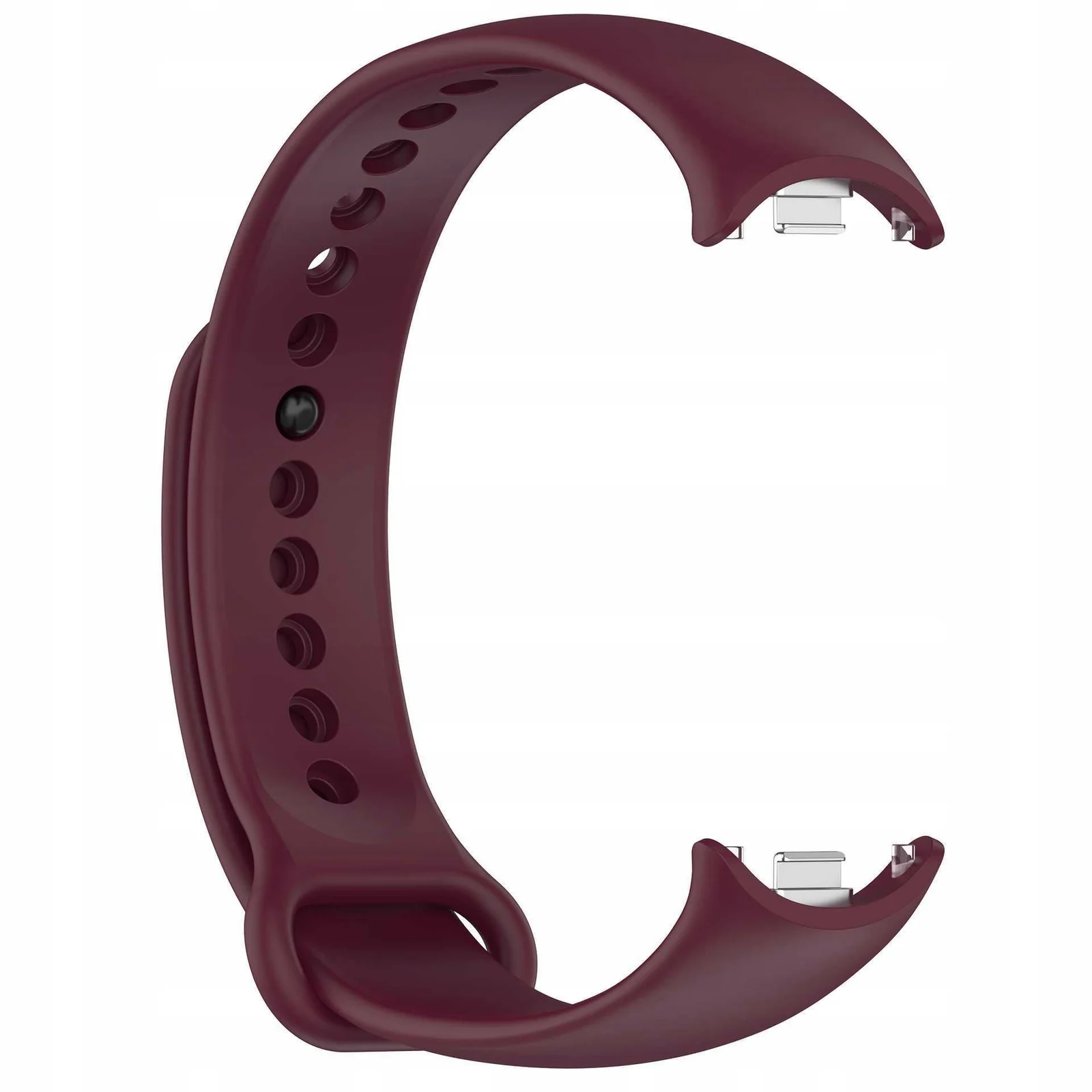 DL3 Mobilak Band Compatible with Xiaomi Mi Band 10/9/8 Replacement Strap, Silicone Skin-Friendly Wrist Strap Adjustable Sports Wristbands for Women Men Xiaomi Smart Band 8/9/10 - Wine Red