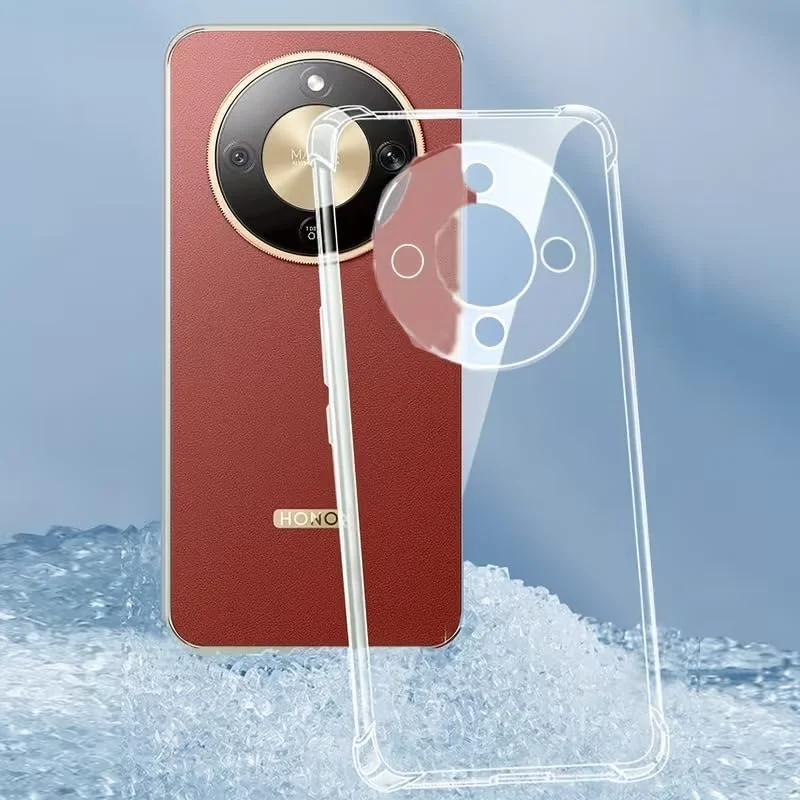 DL3 Mobilak Clear TPU Protective Case for Honor X9D 5G with Camera Protection and Shockproof Design - Clear
