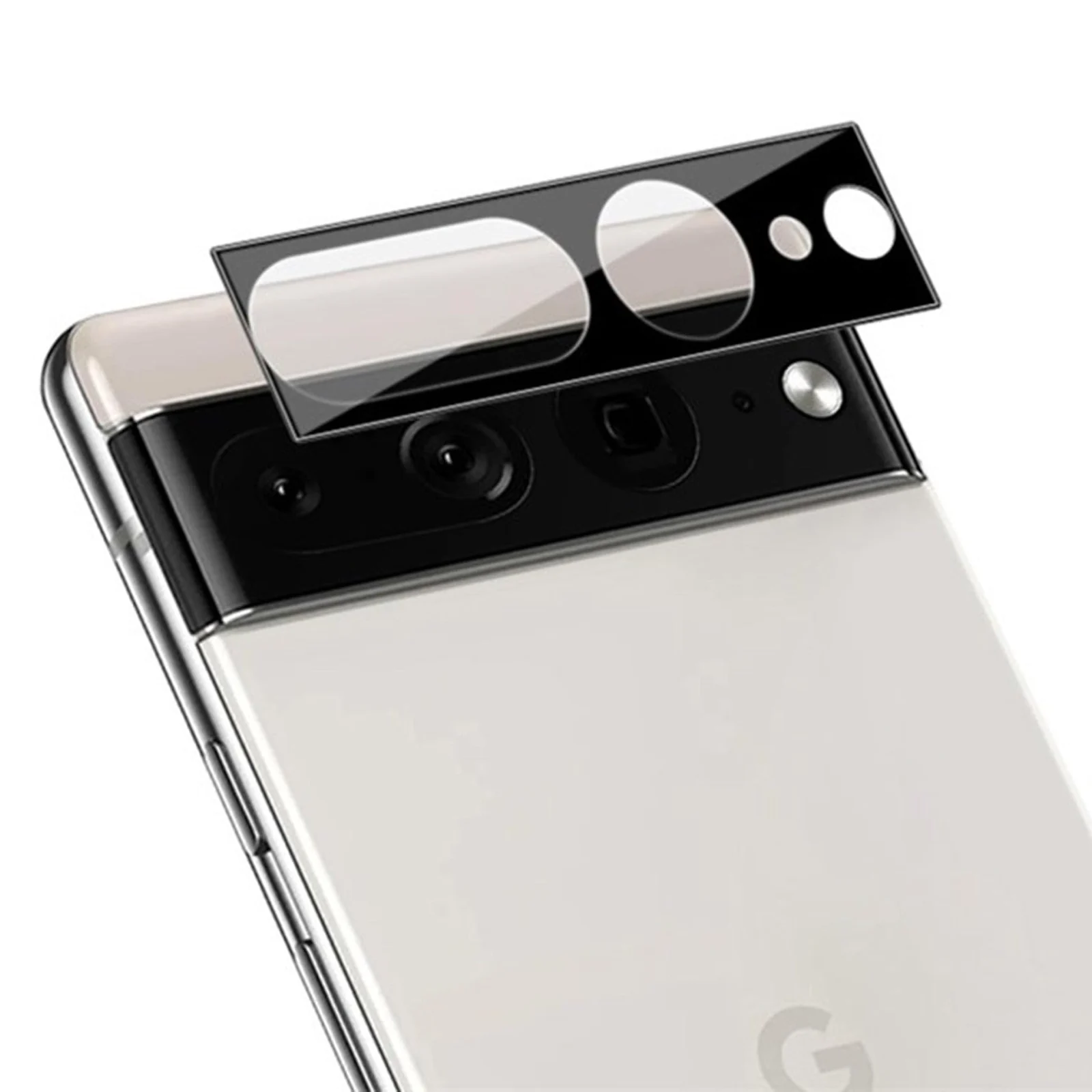 DL3 Mobilak Google Pixel 7 Pro Camera Lens Protector Tempered Glass Screen Protector HD [Full Coverage][Anti-Scratch] Drop Protection Ultra Clear/Thin Lens Protector Case - Black