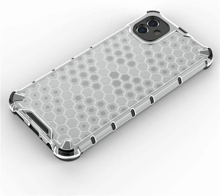 DL3 Mobilak Protective Case for Samsung Galaxy A04e, [Honeycomb Design] Drop Protection, Ultra Thin TPU + PC Silicone, Shockproof Cover - Clear