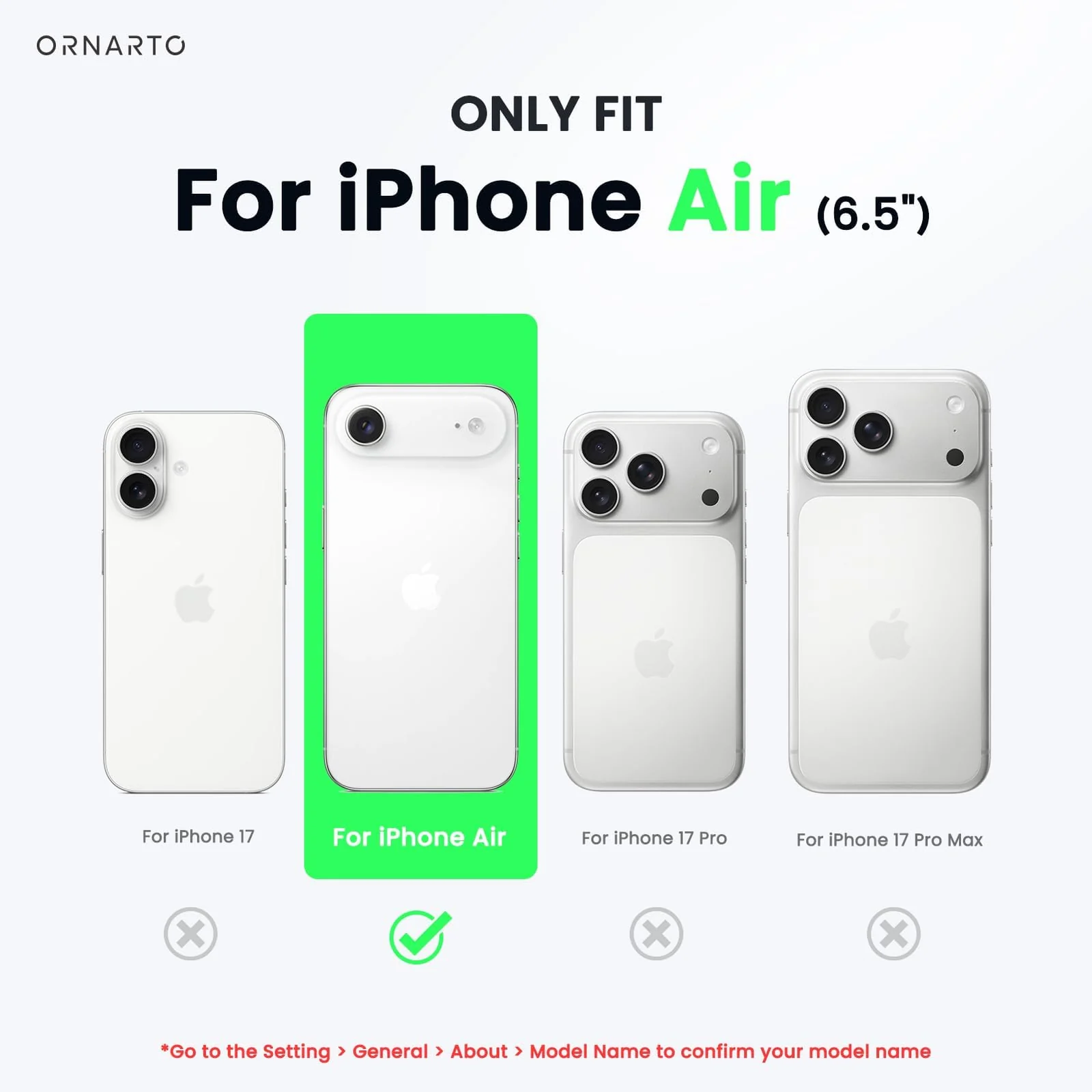 DL3 Mobilak Compatible with iPhone 17 Air 6.5-Inch Case, Premium Liquid Silicone Case, Full Body Protective Cover, Shockproof, Slim Phone Case, Anti-Scratch Soft Microfiber Lining - White