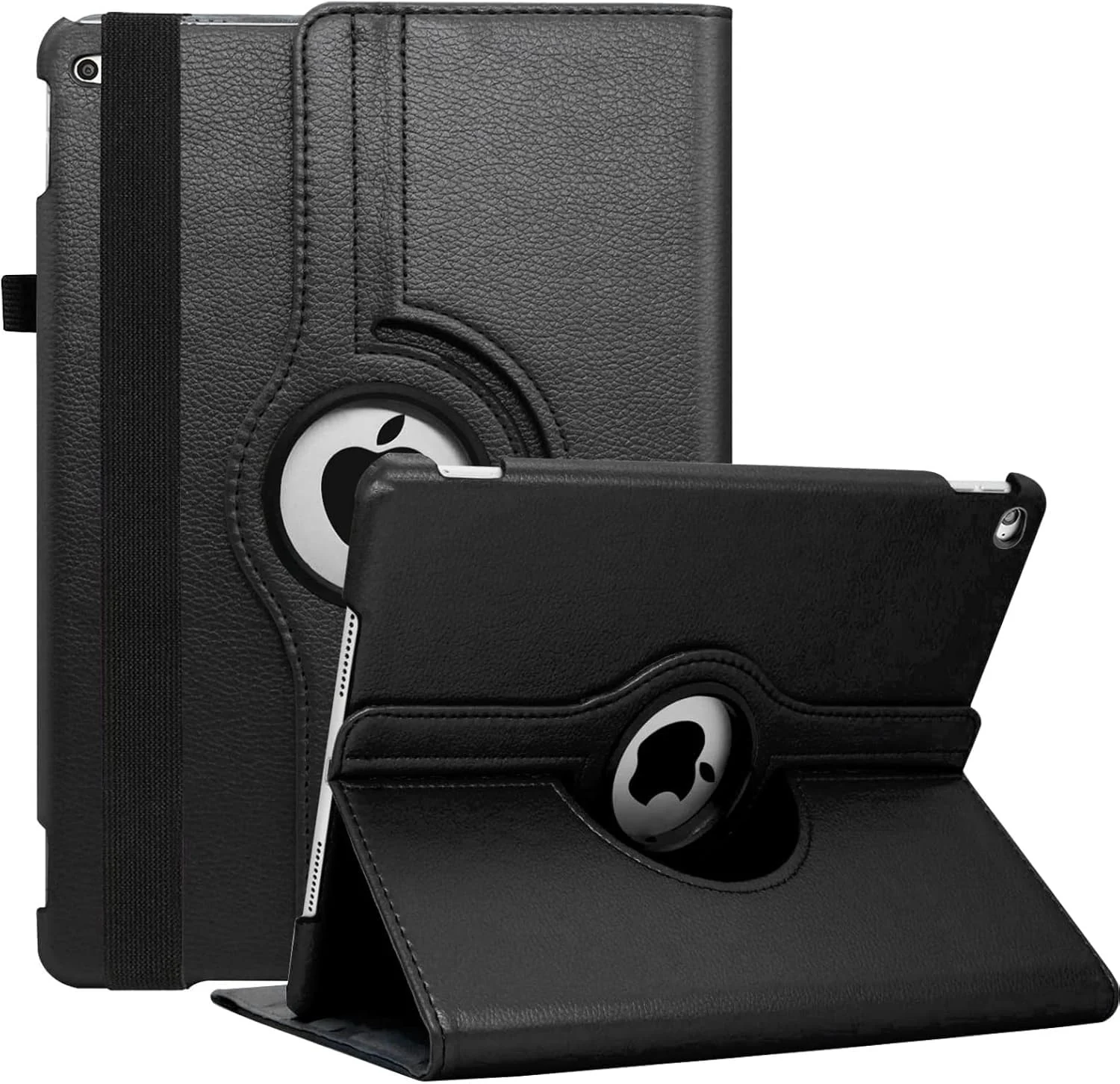 DL3 Mobilak Protective Cover for iPad 9.7 2018 2017 / iPad Air 2 / iPad Air, 360° Rotatable Smart Stand, Leather Folio Flip Cover with Multi-Angle Viewing, Auto Wake Sleep