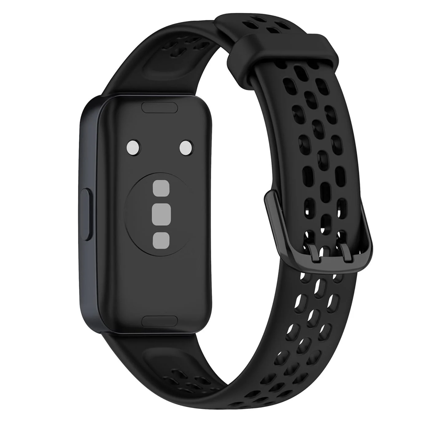 DL3 Mobilak Strap for HUAWEI Band 9 / HUAWEI Band 8 Replacement Band, Silicone Belt, Soft, Waterproof, Sweatproof, Easy to Put on and Take Off, HUAWEI Band 8/Band 9 Replacement Strap, Sport Band - Black