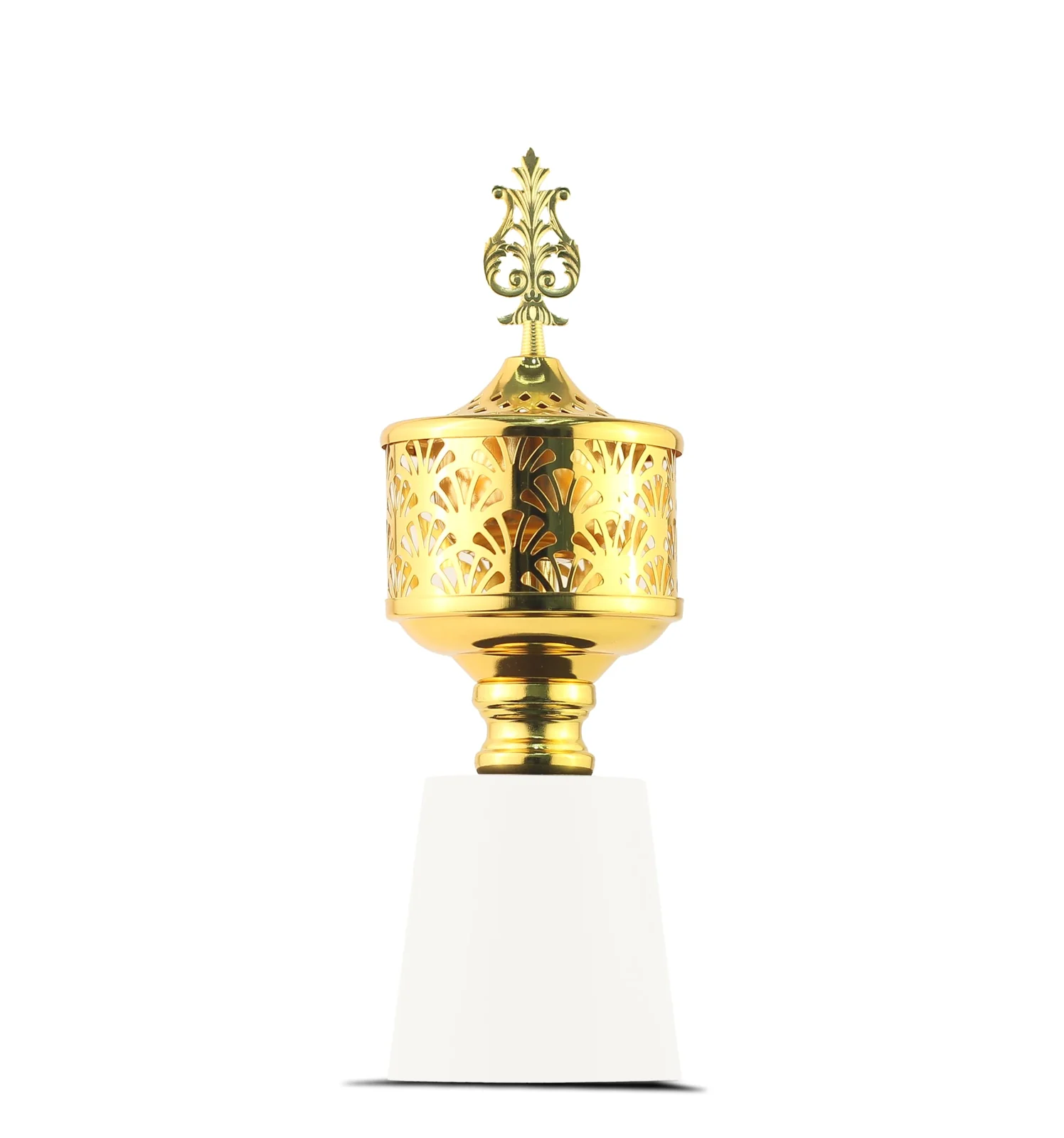 Mobigon Charcoal Incense Burner, Bakhoor Burner, Oud Frankincense Incense Burner, Vintage Arabic Burner, Suitable For Arabian Oud, Yoga, Spa and Aromatherapy, Office & Home Decor - Style 34