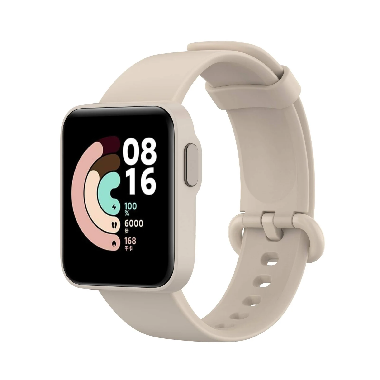 DL3 Mobilak Smart Watch Strap for Xiaomi Mi Watch Lite, Sport Silicone Watch Band Wrist Strap, Replacement Bracelet Wristband Wrist Strap for Xiaomi Mi Watch Lite/Redmi Watch Accessories - ivory
