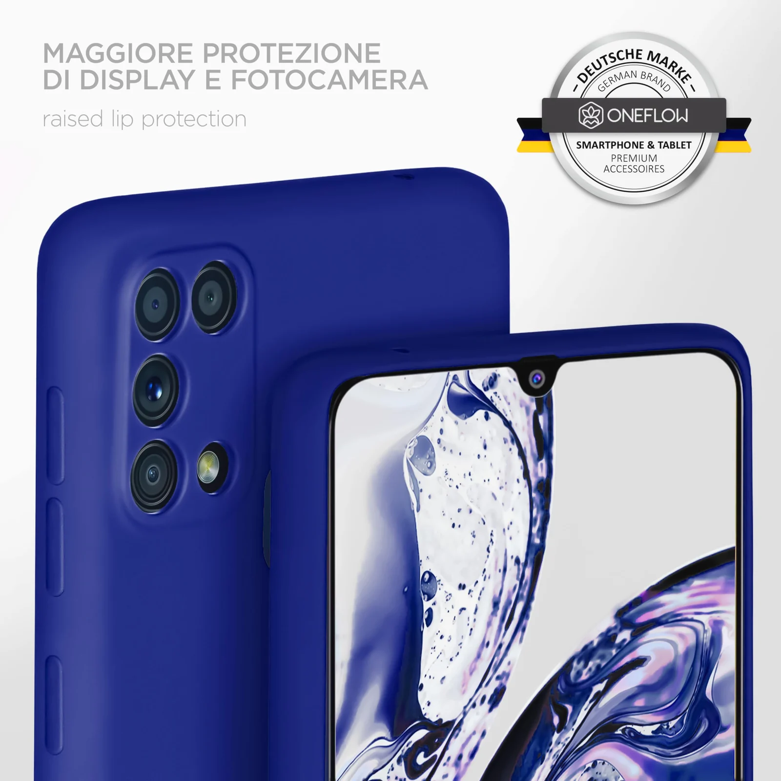 DL3 Mobilak Soft Silicone Protective Case for Samsung Galaxy M31 with Microfiber Lining and Shockproof Design - Pepsi