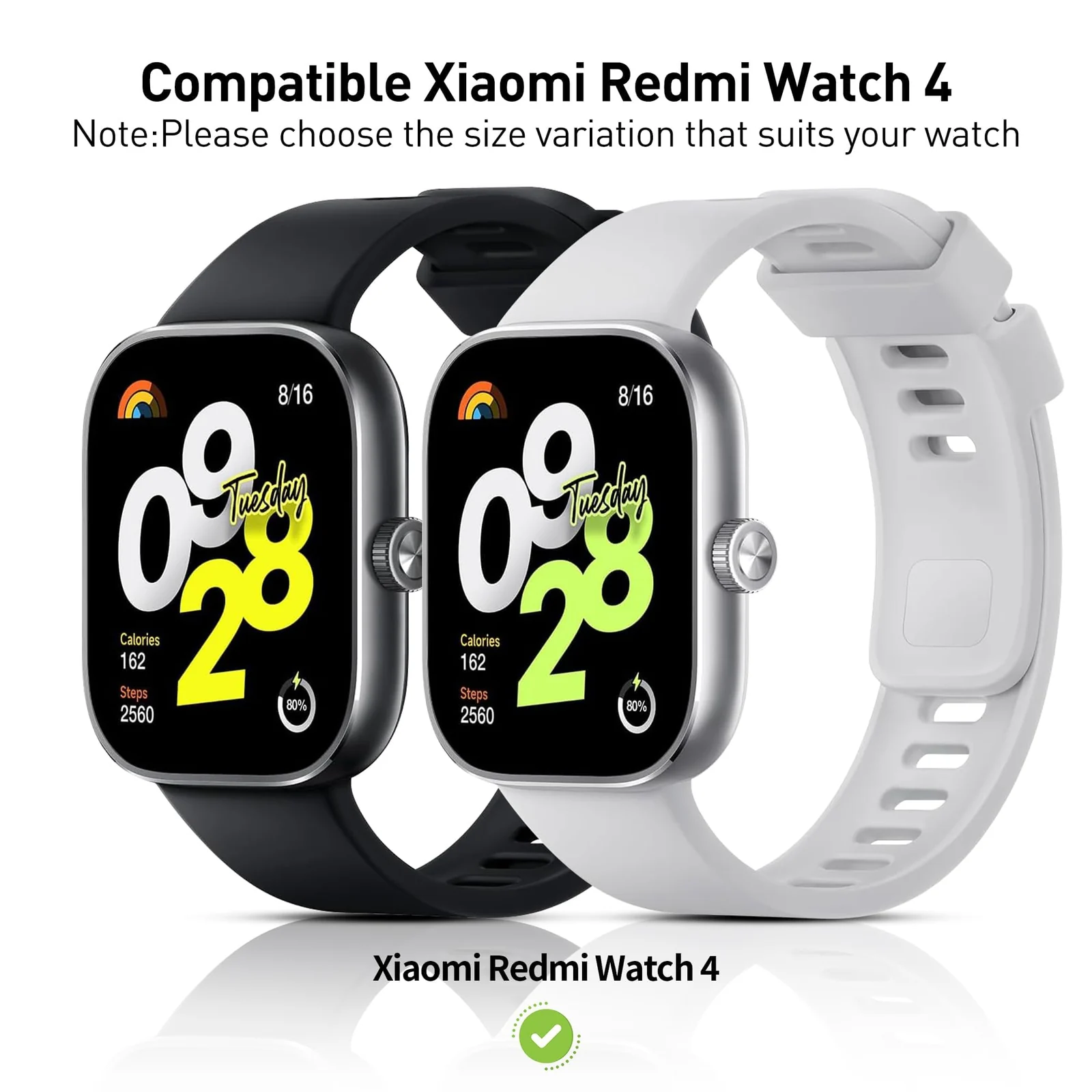 DL3 Mobilak For Xiaomi Redmi Watch 4 Case with Tempered Glass Screen Protector for xiaomi redmi Watch 4, 9H Hardness 360° All-Round Protective Ultra Thin Protective PC Case - Black