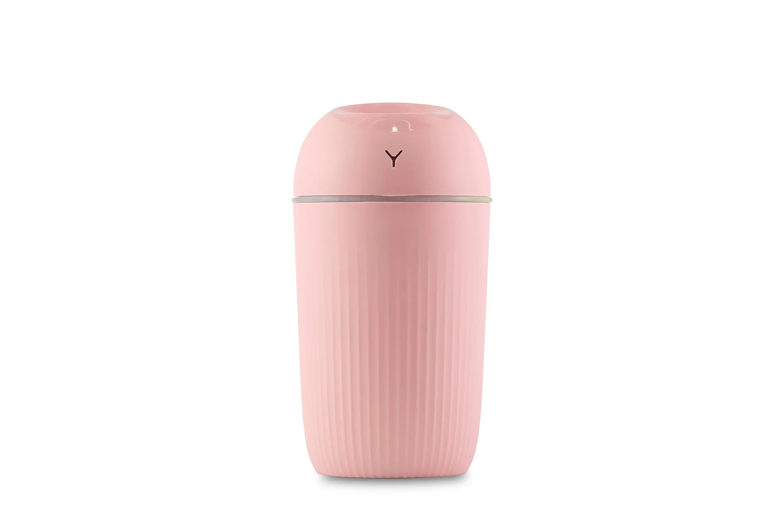 Mobigon Wood Cool Mist Ultrasonic Humidifier for Room Moisture, Aroma Diffuser for Home, 400ml Essential Oil Diffuser with 7 Colorful Night Light, Auto Shut-Off, Home, Office - Pink