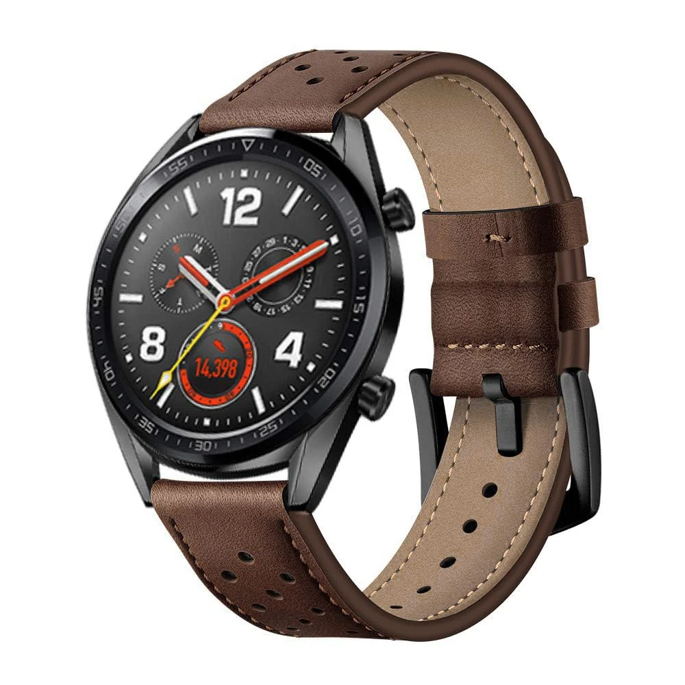 Samsung galaxy watch 3 45MM / galaxy 46MM / Gear S3 / Huawei watch GT3 46MM / GT2E / GT 46MM) / GT2 Pro / GT2 46MM / Magic Watch2 46MM / Amazfit GTR 4 / GTR3 (A. — DL3 Mobilak Strap Leather 22MM Band For Samsung Galaxy Watch 3 45mm/Watch 46mm/Gear S3/Huawei watch GT5 GT4 GT3 46MM/Watch 4/3/GT2E/GT2 Pro/GT 3 Pro/GT5 Pro/GT GT2 46MM/Amazfit GTR 4/3/3 Pro/2/2e - A.Dark Brown