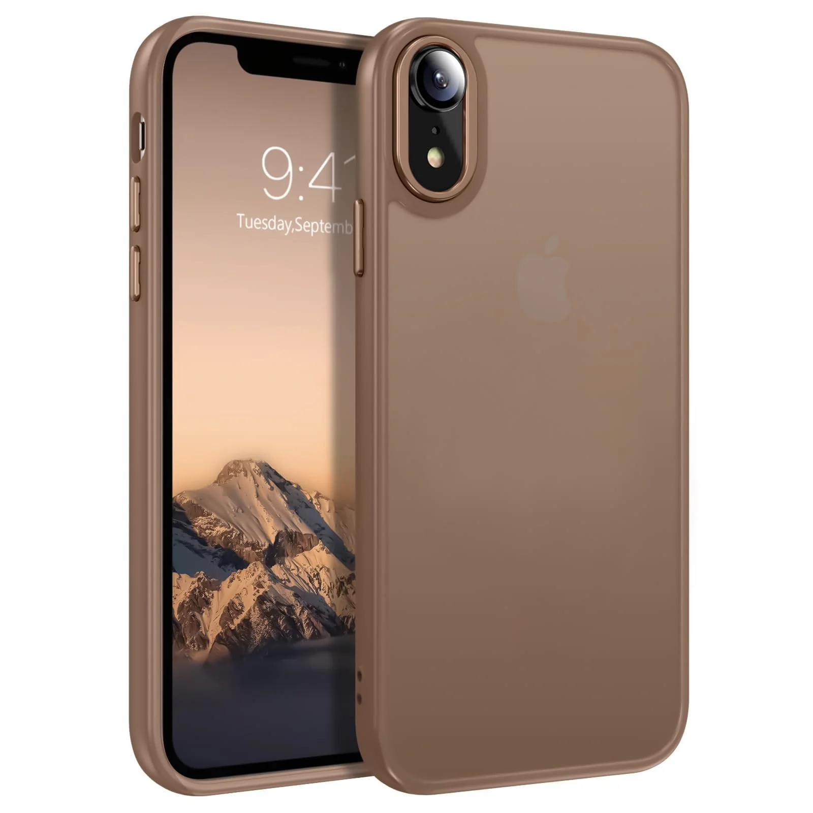 Dl3 Mobilak Case for iPhone XR Case Magnetic Translucent Matte Phone Cases Thin Slim Fit Shockproof Bumper Protective Cover for Women Men Girls (Blue)