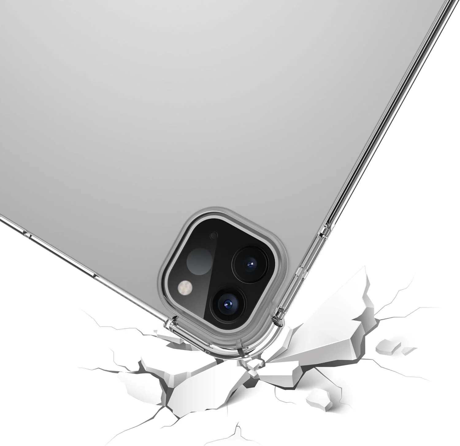 DL3 Mobilak Case For Huawei MatePad SE 11 inch 2024, Ultra Thin Silicone Shockproof Back Shell HD TPU Protective Cover - Clear