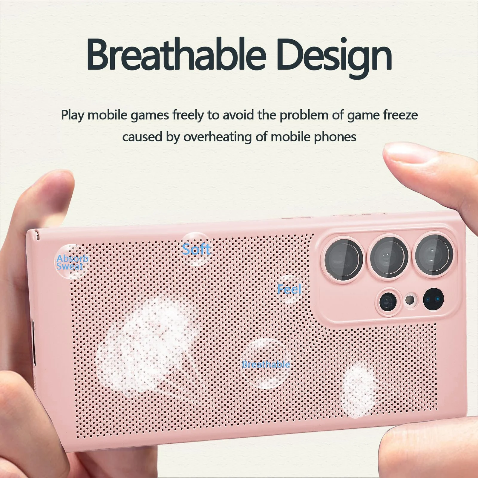 DL3 Mobilak PC Protective Case for Samsung Galaxy S25 Ultra with Camera Protection and Shockproof Design - Pink