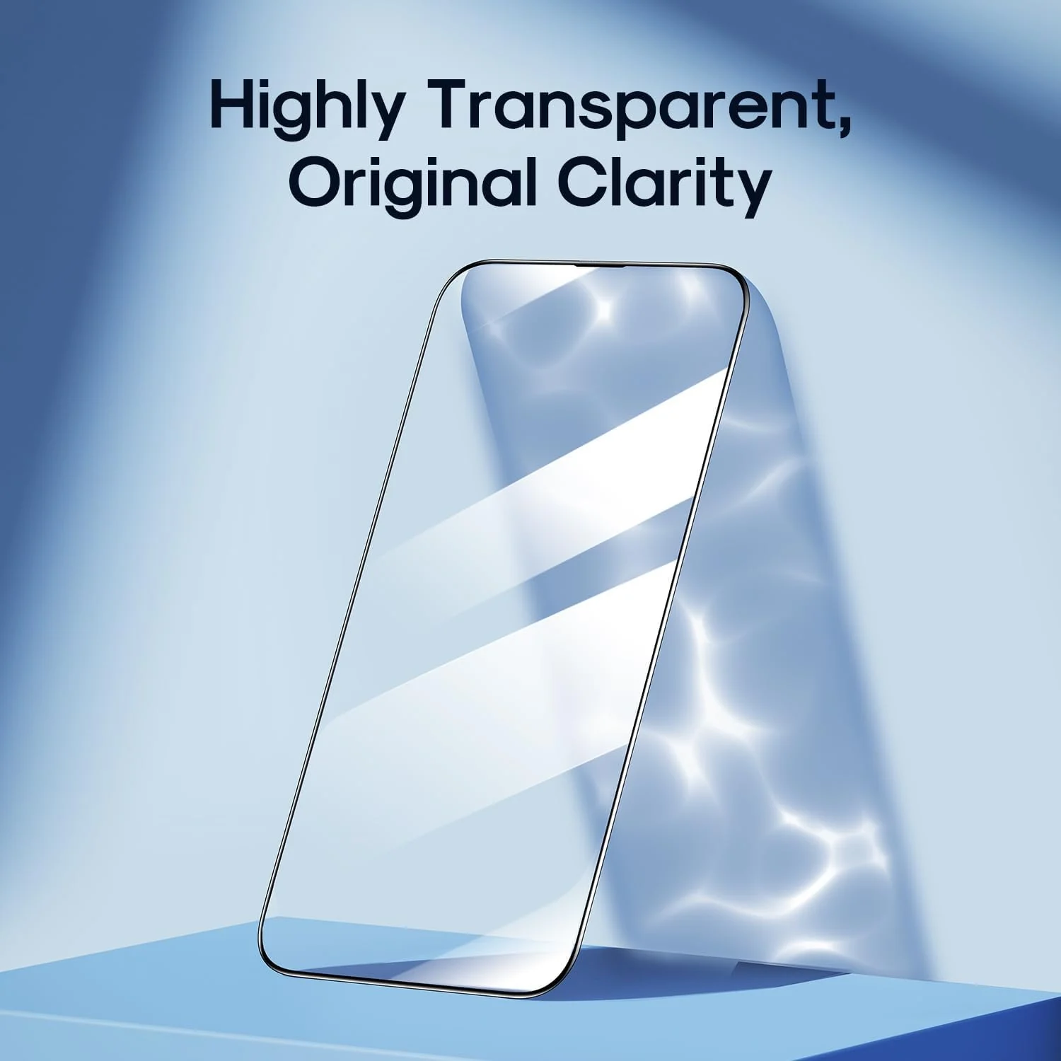 DL3 Mobilak for iPhone 15 Pro Max Tempered Glass Screen Protector, 9H Hardness Anti-Scratch Tempered Glass flim, Case Friendly, Anti-Scratch - Clear