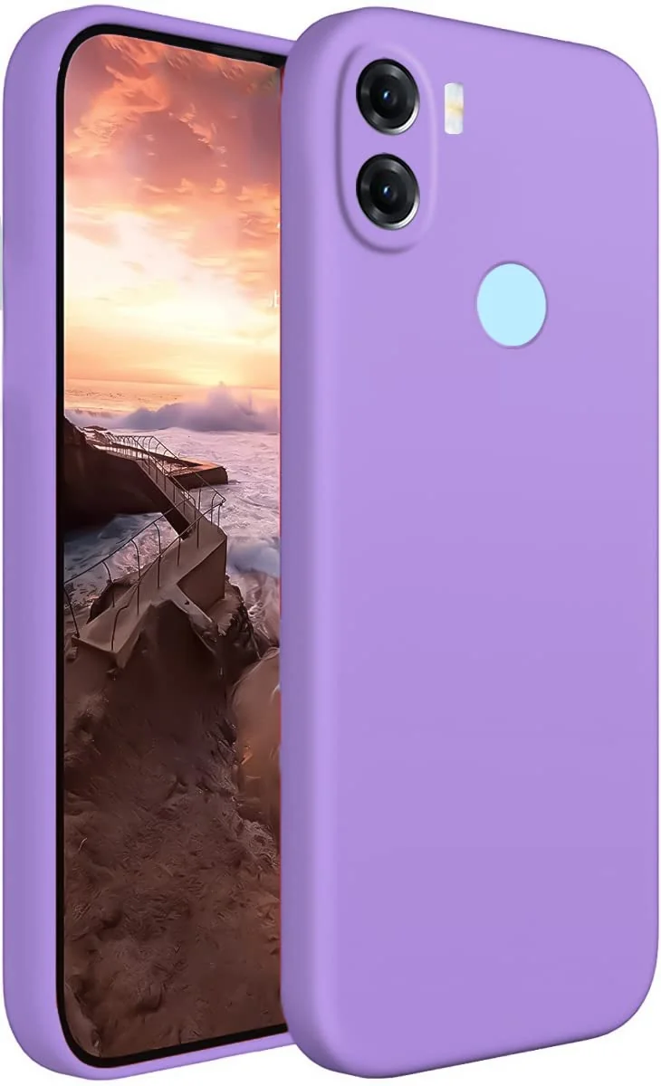 Dl3 Mobilak Xiaomi Redmi A1+ A1 Plus Case,Soft Flexible Silicone Gel Rubber Bumper Cover,Slim Fit Full Body Shockproof Protective Phone Case (Red)