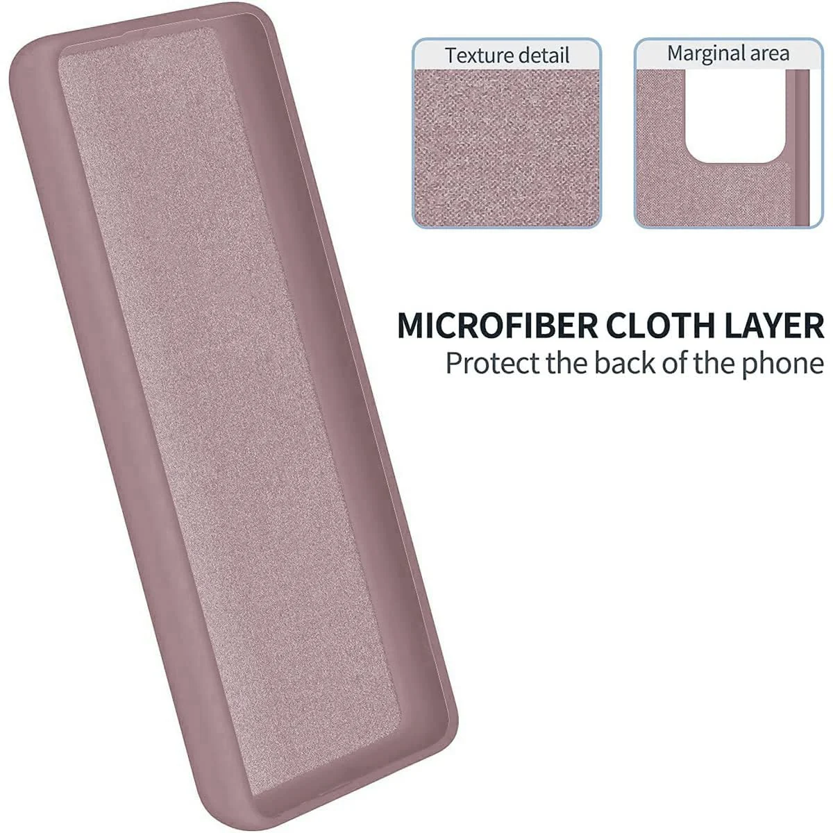 DL3 Mobilak Liquid Silicone Protective Case with Soft Microfiber Lining with Full Camera Protection for Infinix Hot 30i - Cashmere