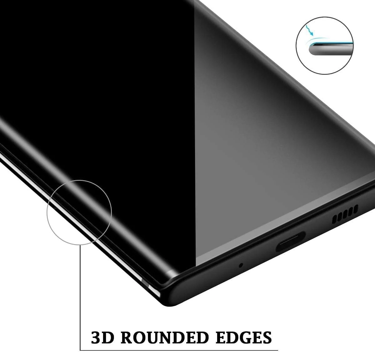 DL3 Mobilak Honor 50 Privacy Screen Protector, Anti-Spy 9H Hardness Tempered Glass Film [Case Friendly] [Bubble Free] - Black