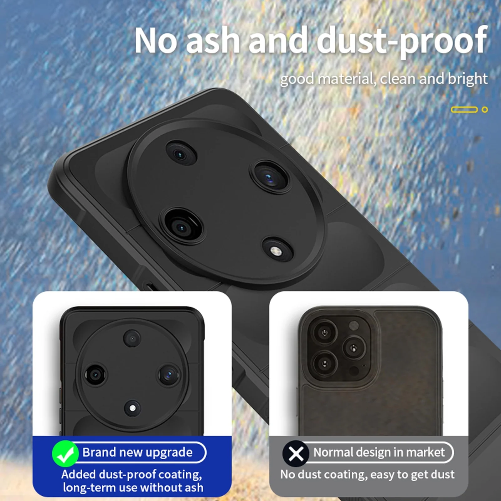 DL3 Mobilak Soft Silicone Protective Case for Honor X9b / Honor Magic 6 Lite 5G / Honor X50 with Camera Protection and Shockproof Design - Gray