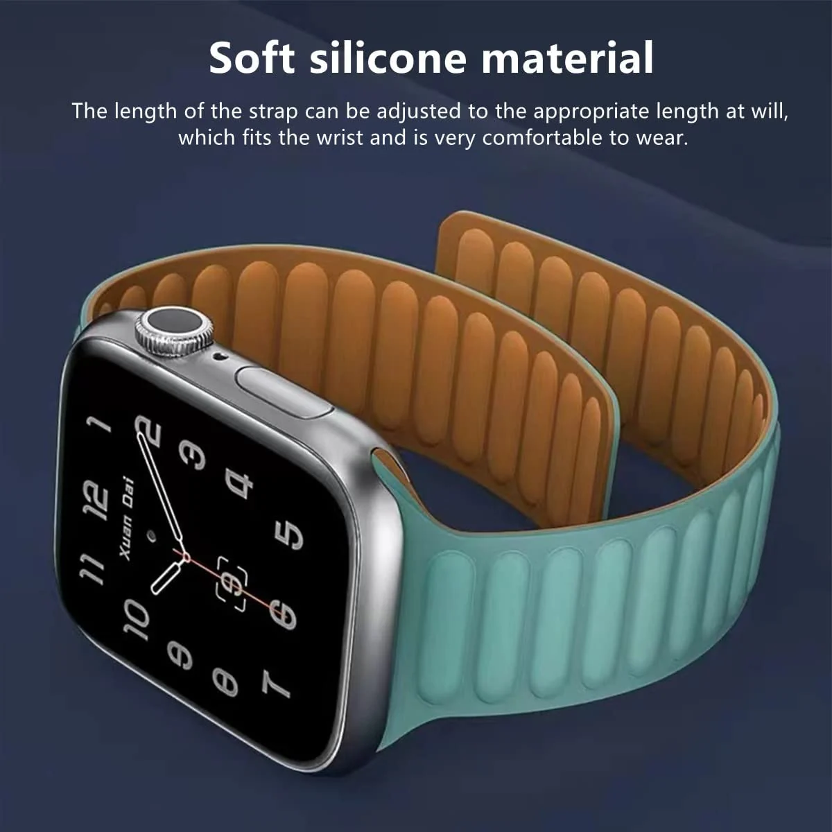 DL3 Mobilak Silicone Straps Compatible with Apple Watch Ultra Strap 49mm 46mm 45mm 44mm 42mm, Loop Band with Strong Magnetic Closure Designed for iWatch Ultra Ultra 2 Series 11 10 9 8 7 6 5 4 3 2 1 SE - Lime