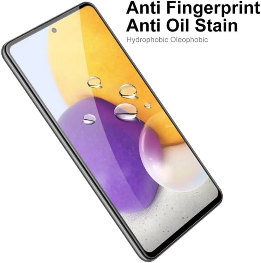 DL3 Mobilak 5D Full Glass Screen Protector For Samsung Galaxy A54 5D Black Frame - Clear
