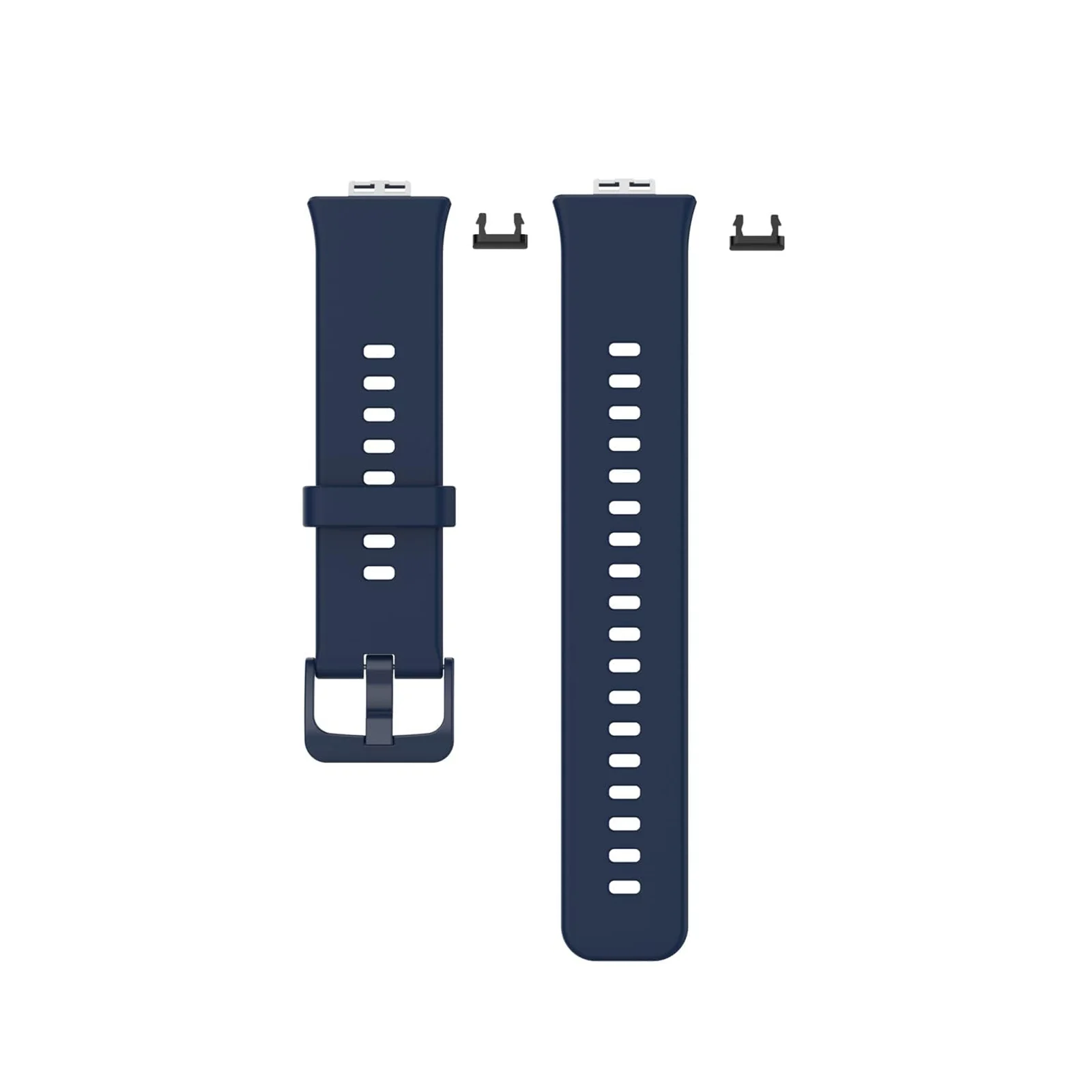 DL3 Mobilak Silicone Strap for Huawei Watch Fit, Soft Band Ultra-Light Waterproof Durable Adjustable Replacement Wristband - Dark Blue
