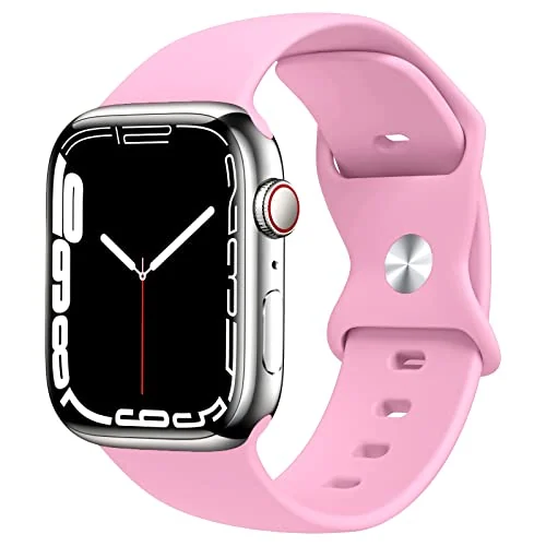 38MM/40MM/41MM — DL3 Mobilak Bands Compatible with Apple Watch Ultra 49mm 45mm 44mm 42mm 41mm 40mm 38mm, Replacement Soft Silicone Strap for iWatch Ultra/Ultra 2 Series 9/8/7/6/5/4/3/2/1 SE (38MM/40MM/41MM)