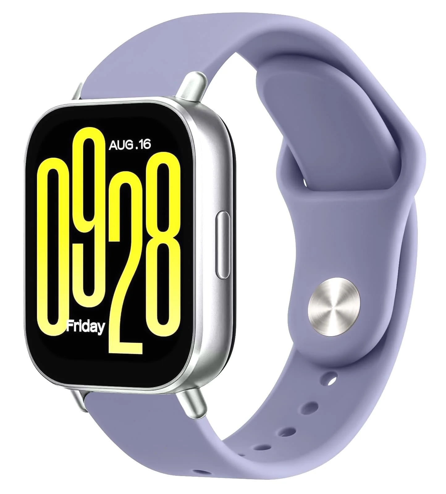 DL3 Mobilak Straps Compatible with Xiaomi Redmi Watch 5 Active/Redmi Watch 5 Lite Bracelets for Men Women, 22mm Soft Silicone Strap, Waterproof Adjustable Band Sports Replacement - Lavender