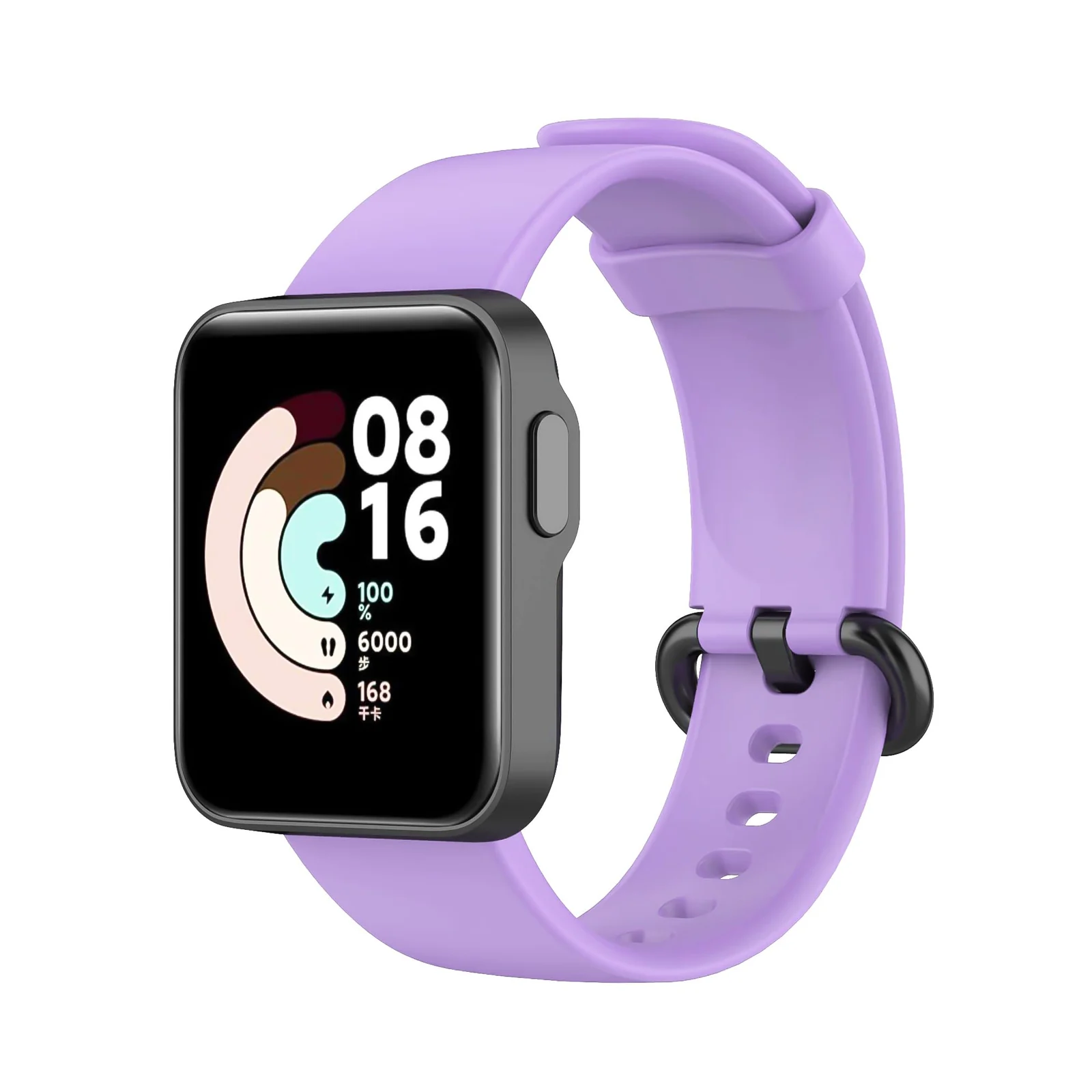 DL3 Mobilak Smart Watch Strap for Xiaomi Mi Watch Lite, Sport Silicone Watch Band Wrist Strap, Replacement Bracelet Wristband Wrist Strap for Xiaomi Mi Watch Lite/Redmi Watch Accessories - Light Purple