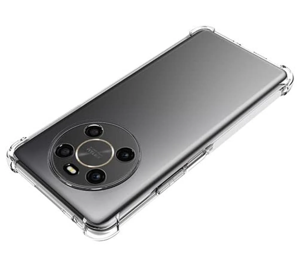 DL3 Mobilak Case Compatible with Honor X9 (4G/5G)/Honor X30/Honor Magic 4 Lite, Cover Silicone TPU Gorilla Anti-shock Protector Camera Shockproof Corners - Clear
