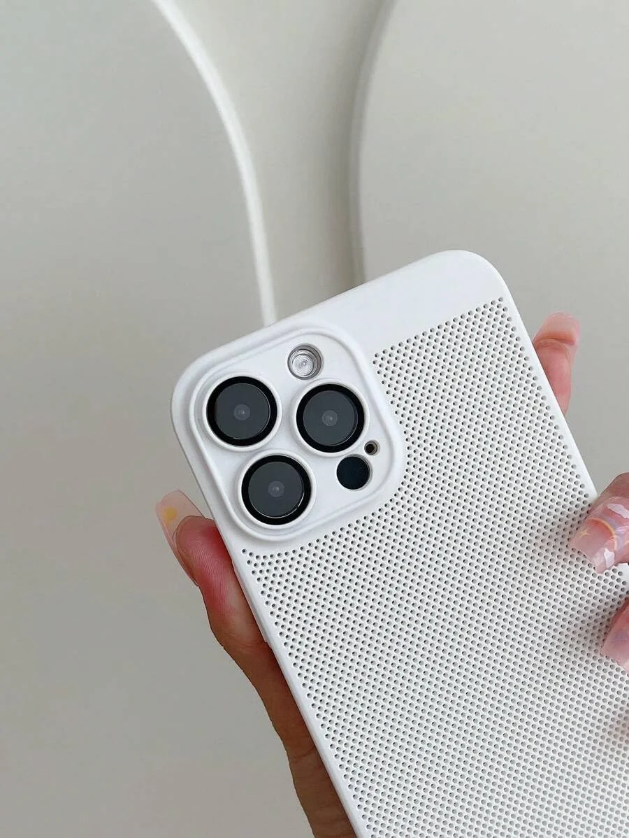 DL3 Mobilak Heat-Dissipation Hard PC Case with Built-In Camera Lens Protector for iPhone X / iPhone XS - White